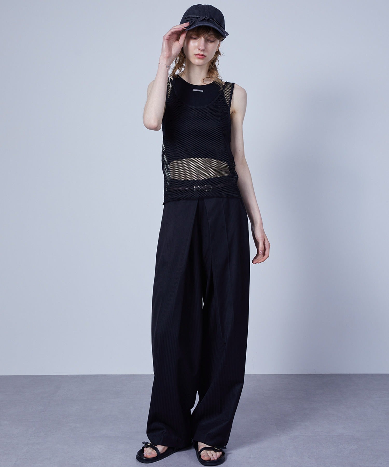 Mesh Tank with Inner Tee Set