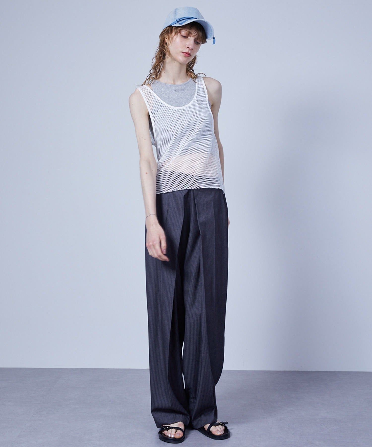 Mesh Tank with Inner Tee Set
