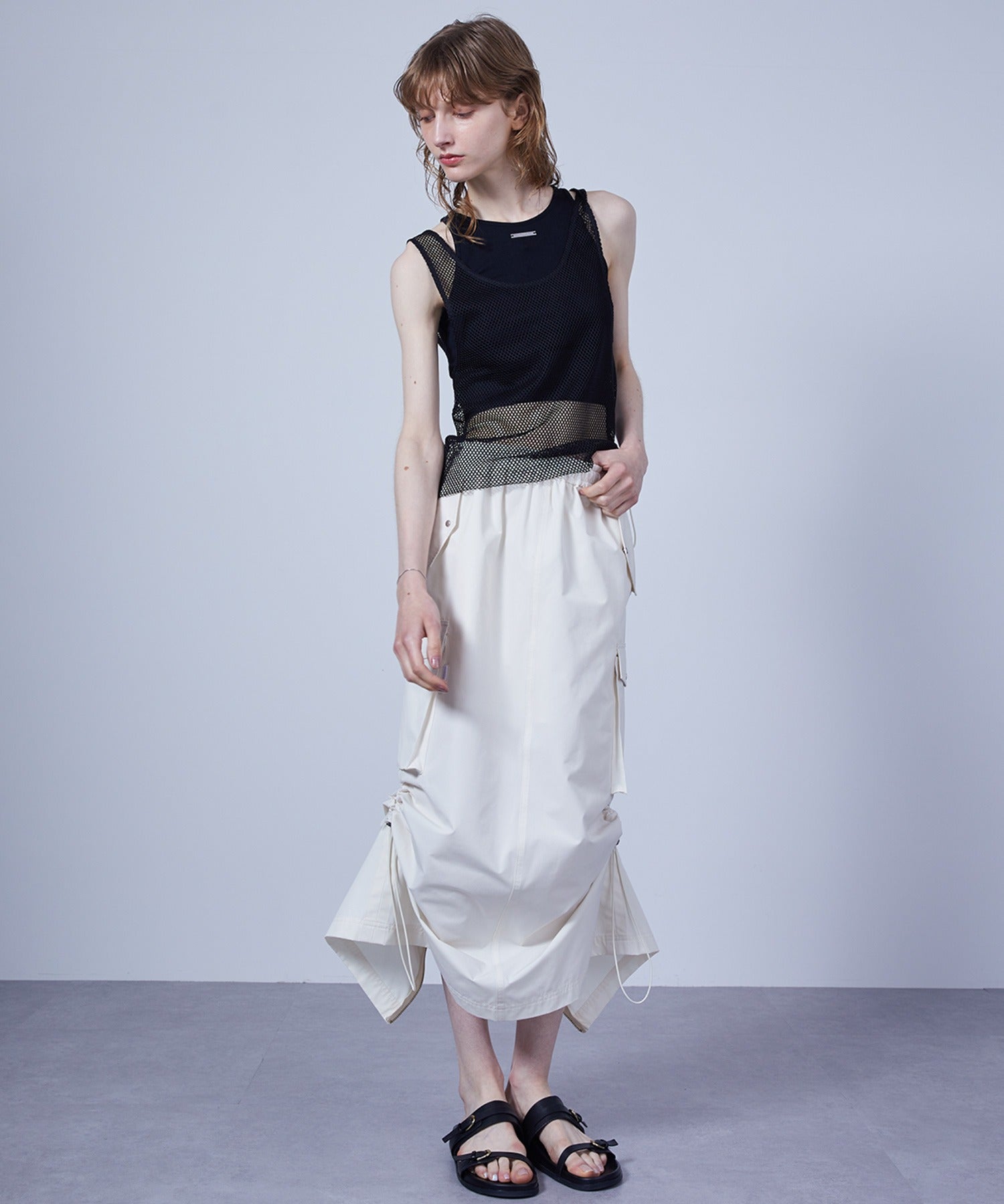 Mesh Tank with Inner Tee Set