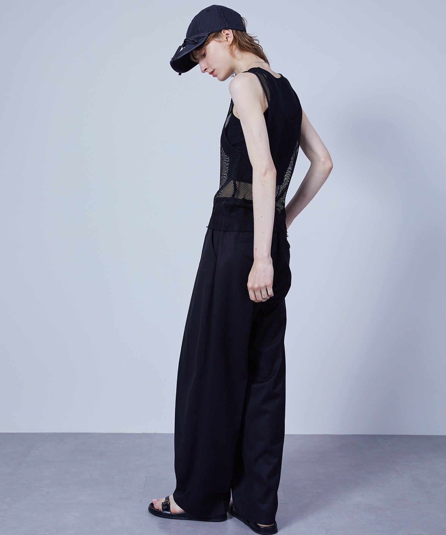 Mesh Tank with Inner Tee Set