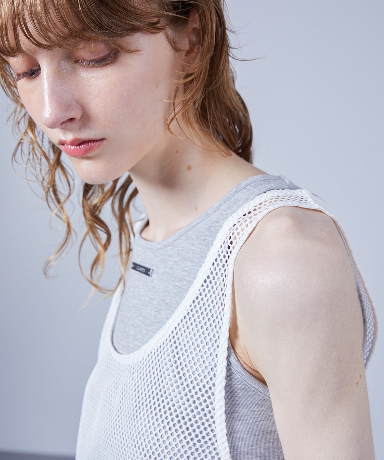 Mesh Tank with Inner Tee Set