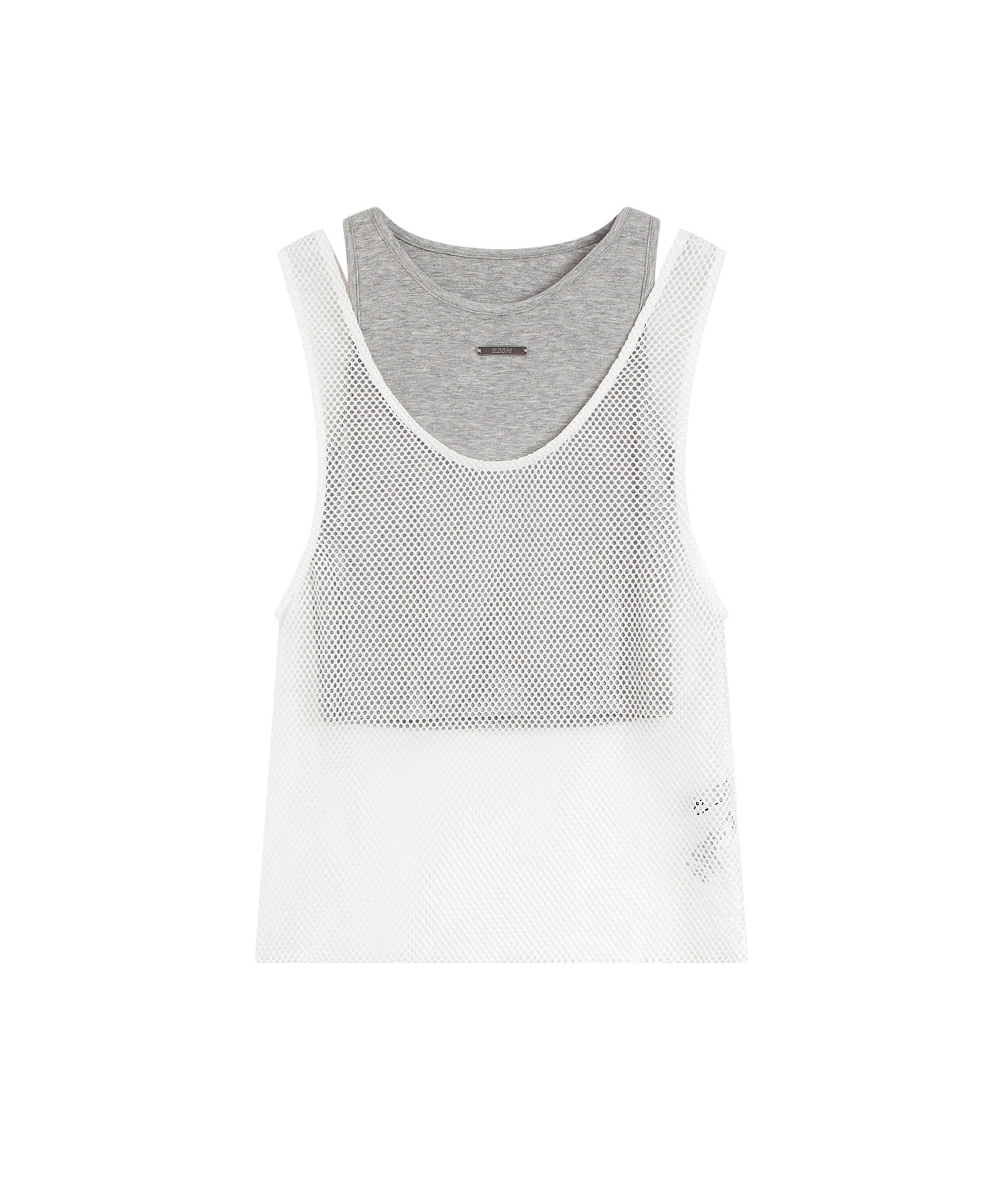 Mesh Tank with Inner Tee Set