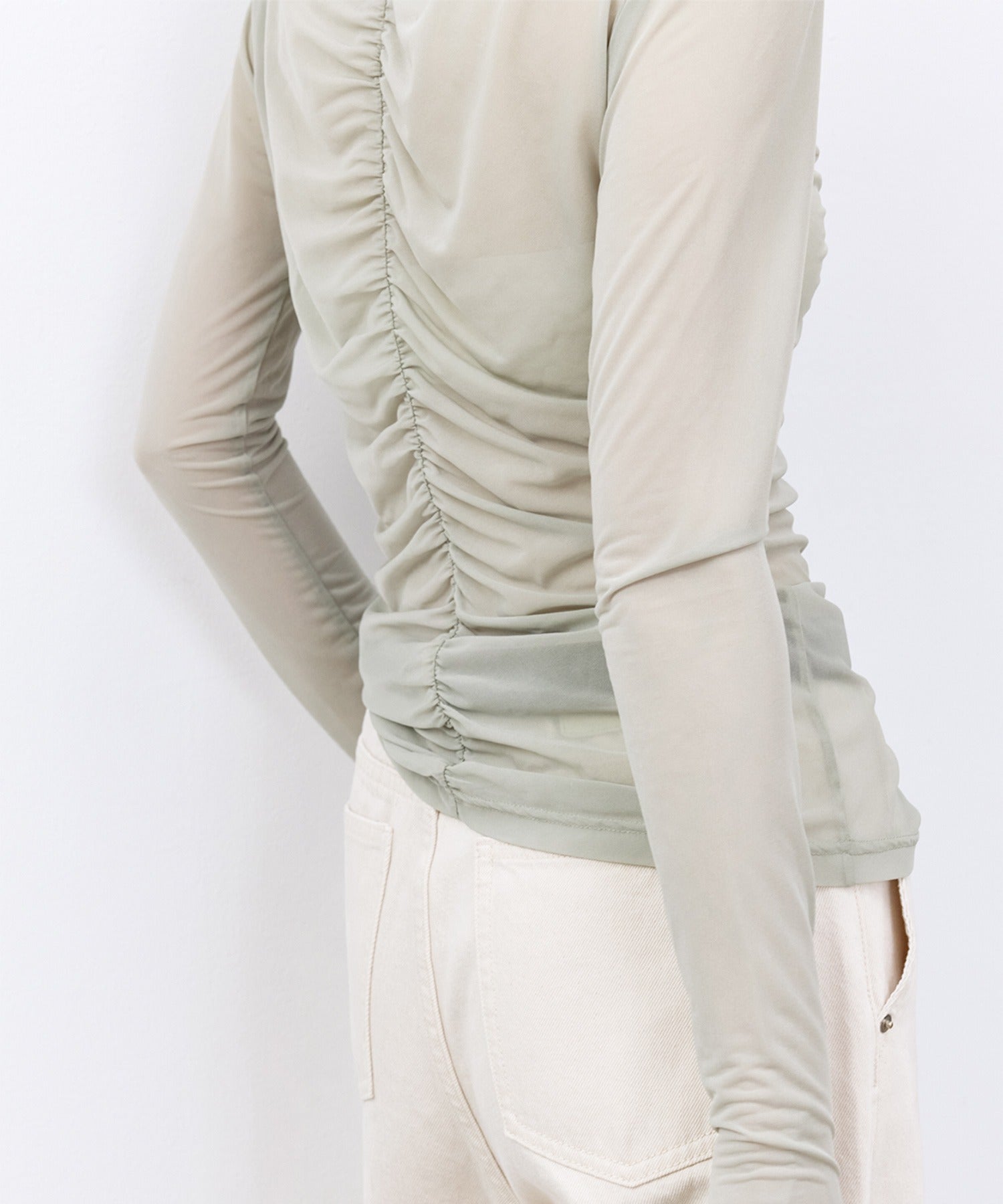 Gather Sheer Tops