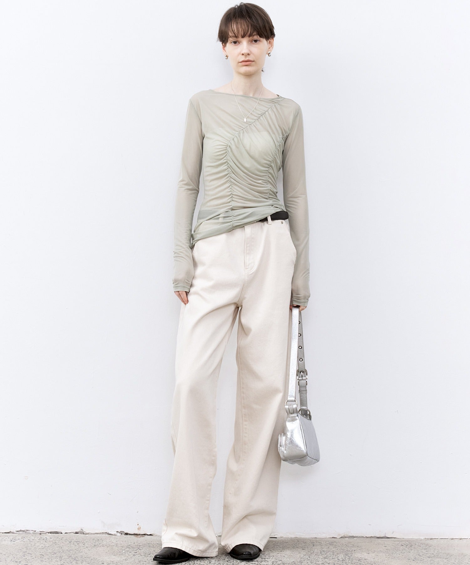 Gather Sheer Tops