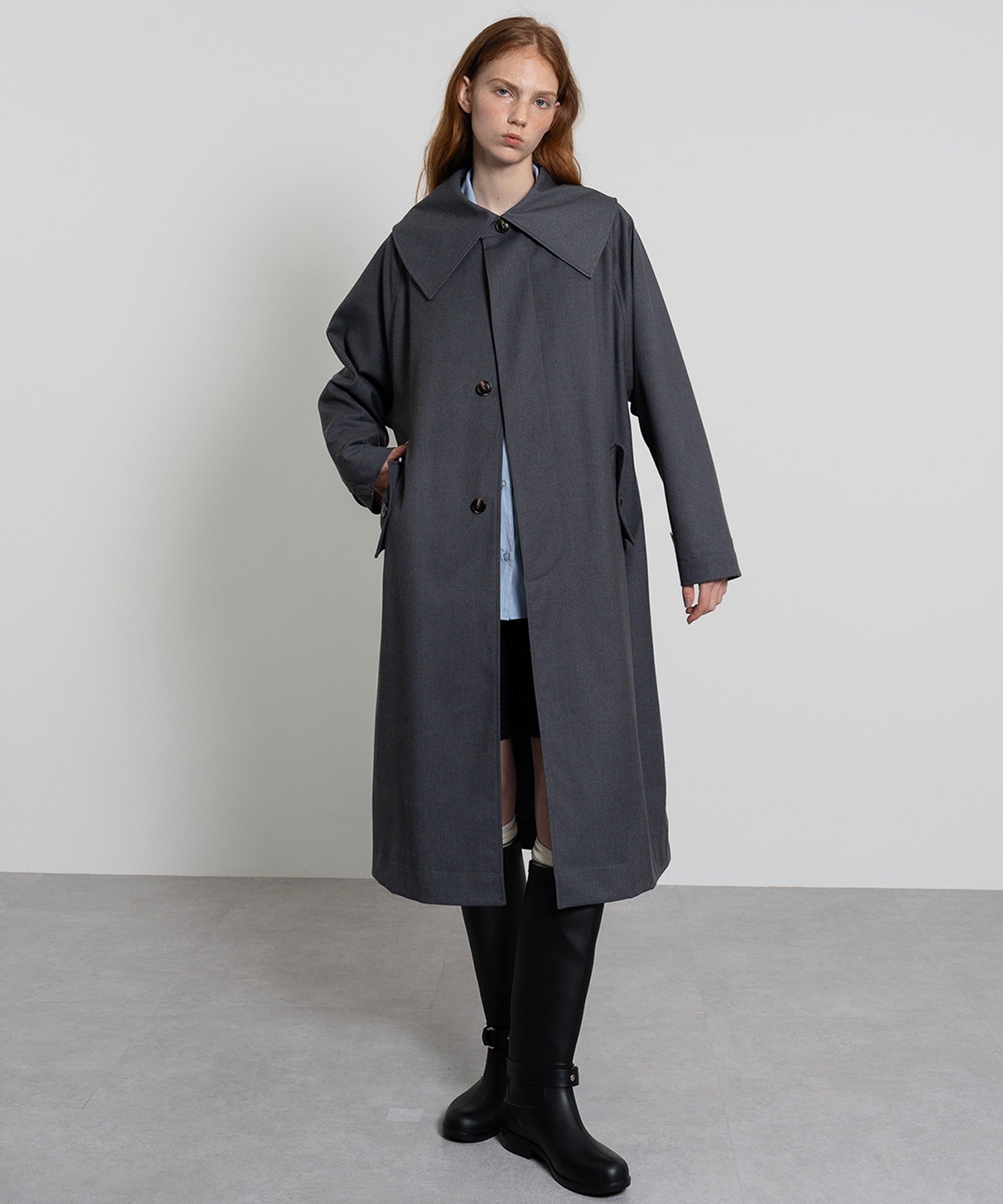 Big Collar Oversized Trench Coat