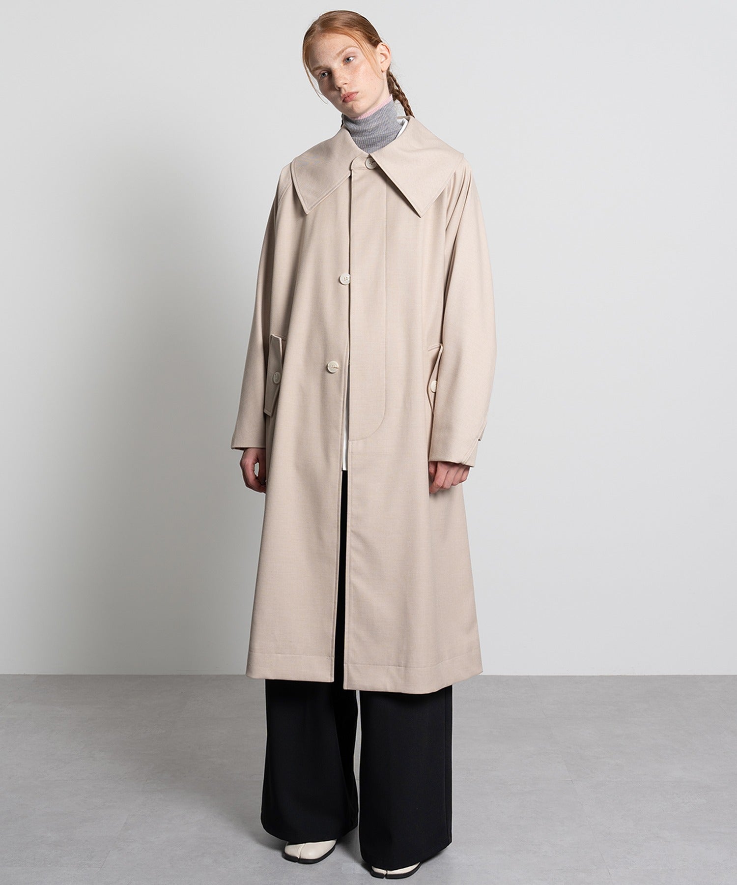 Big Collar Oversized Trench Coat