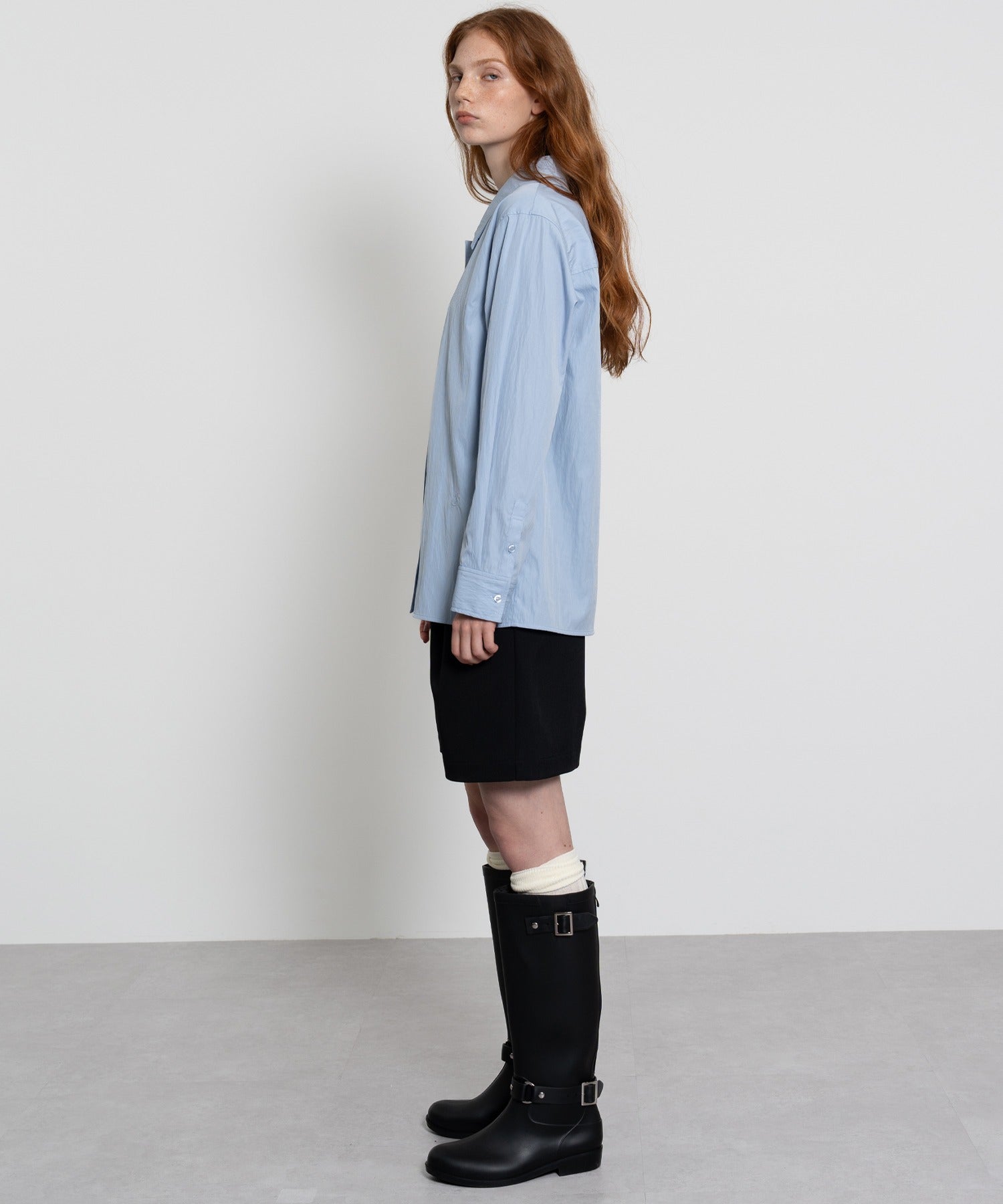 One-Tuck Classic Half Pants