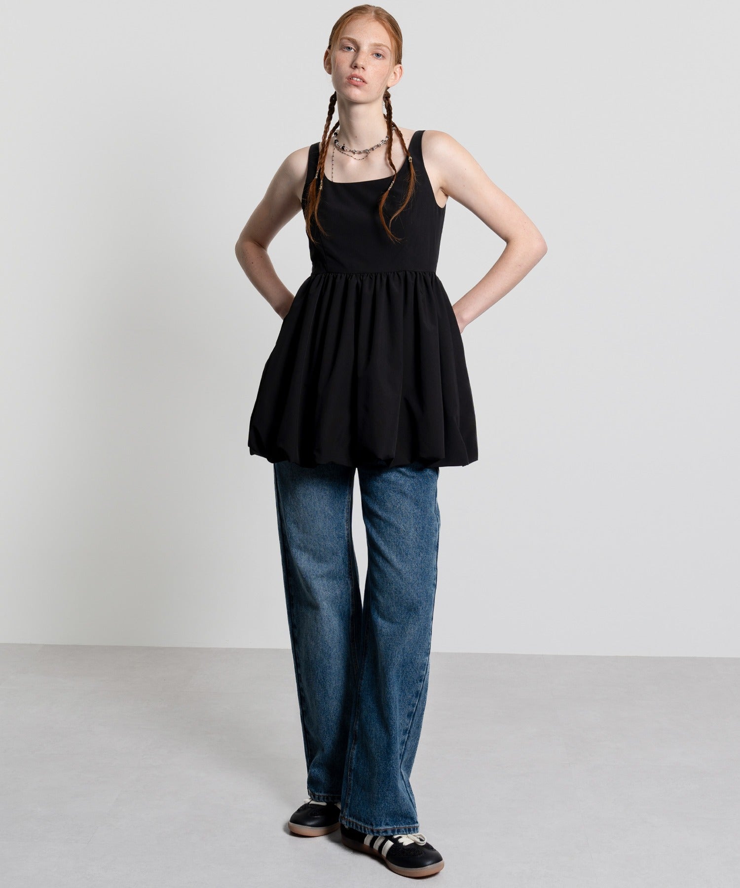 Classic Straight Narrow Denim Pants