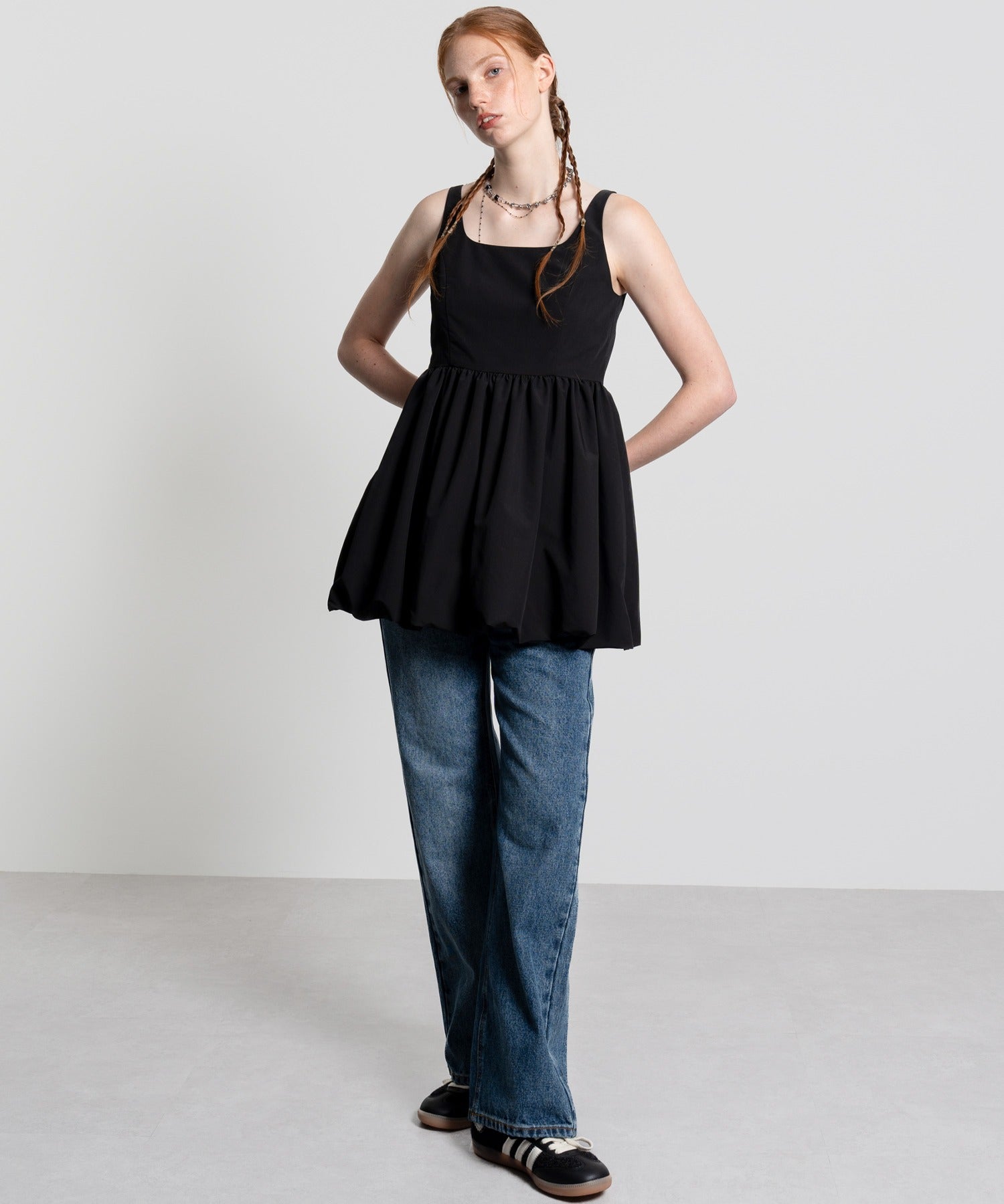 Classic Straight Narrow Denim Pants