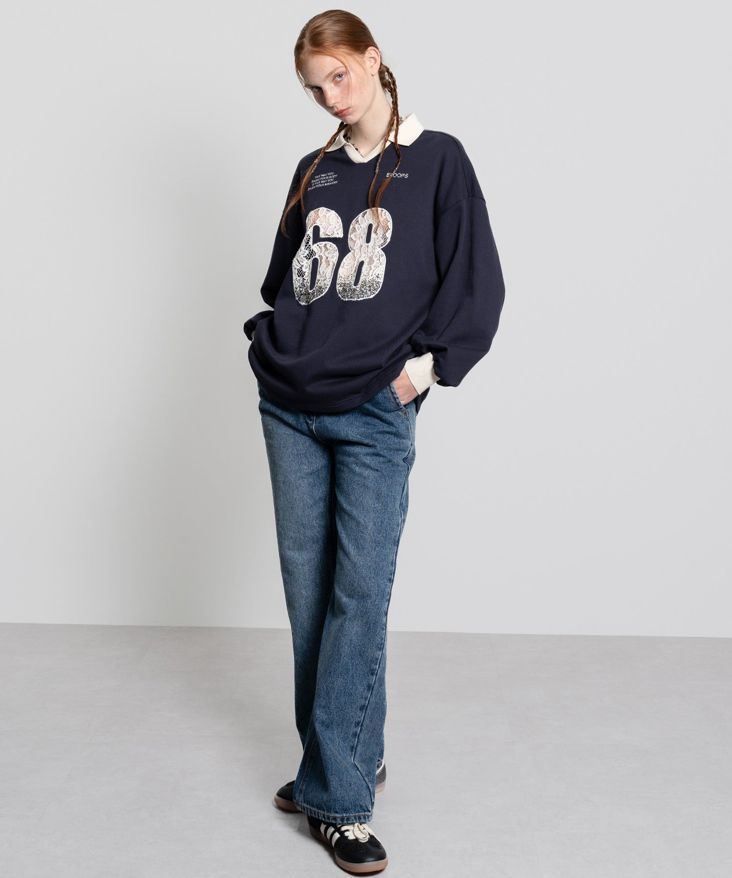 Classic Straight Narrow Denim Pants