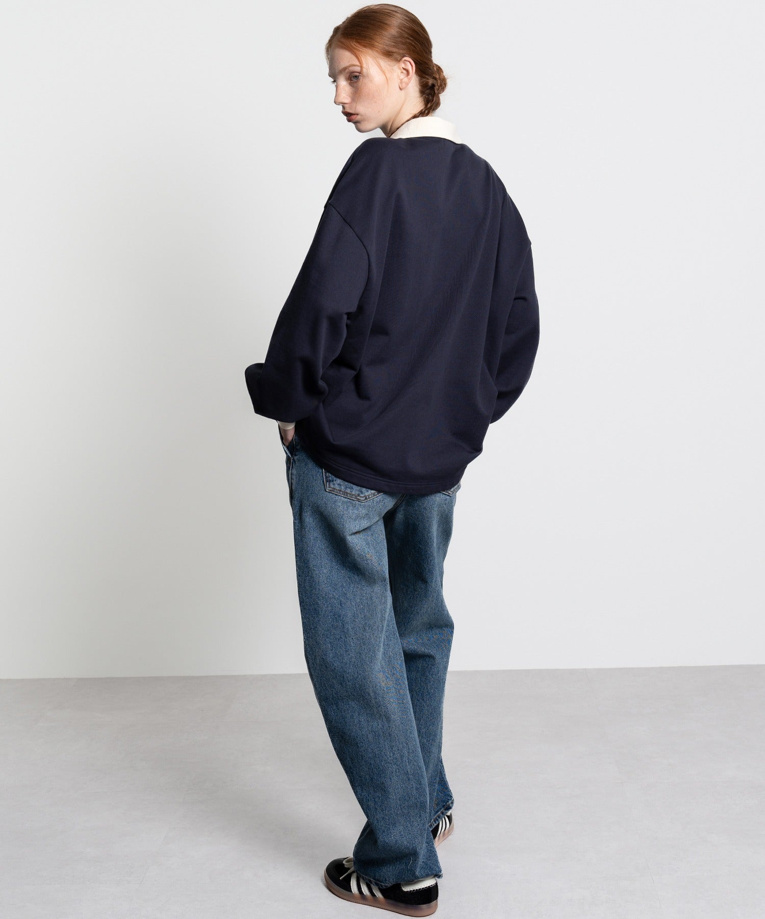 Classic Straight Narrow Denim Pants