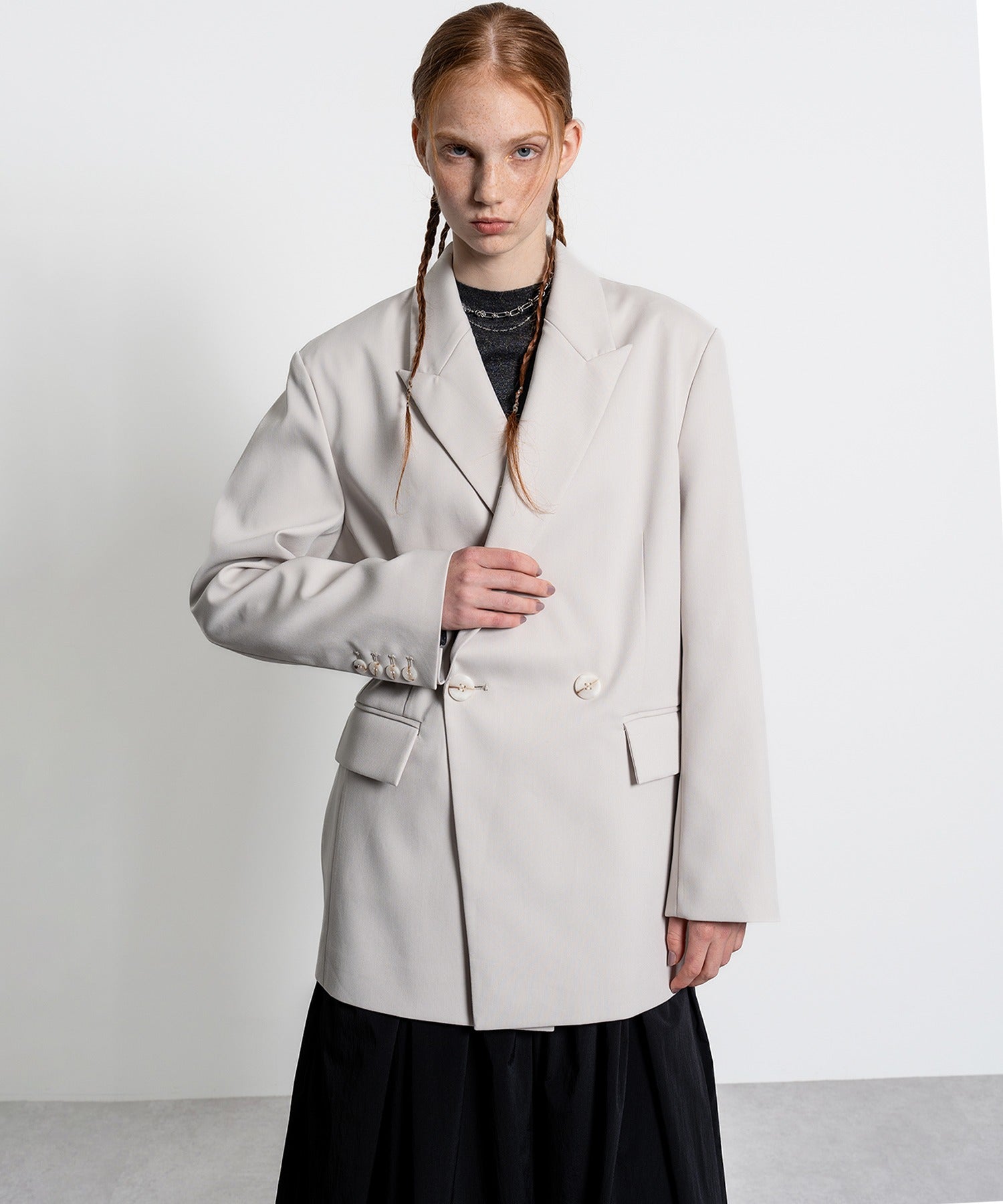 Oversized Jacket with Belt