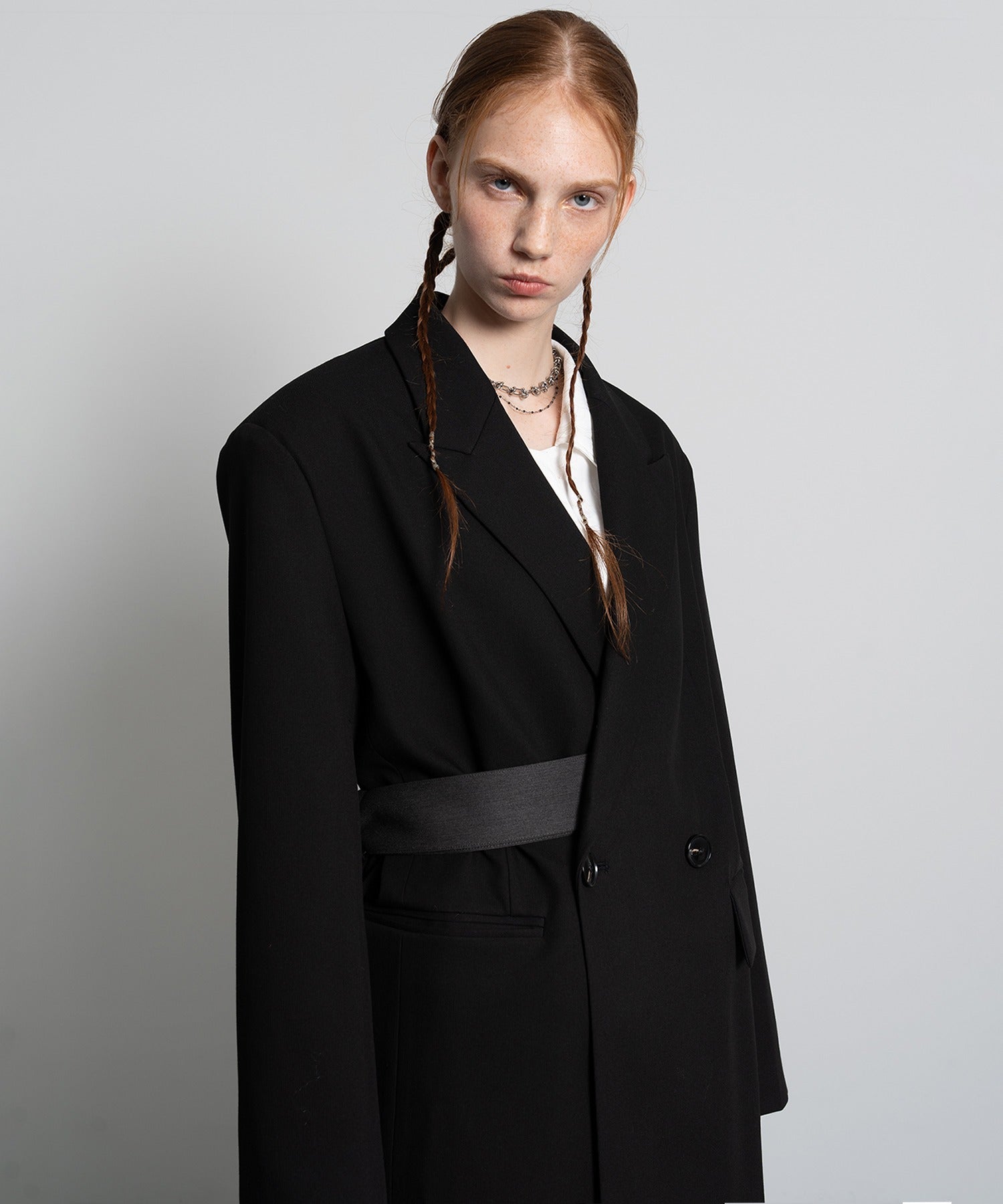 Oversized Jacket with Belt