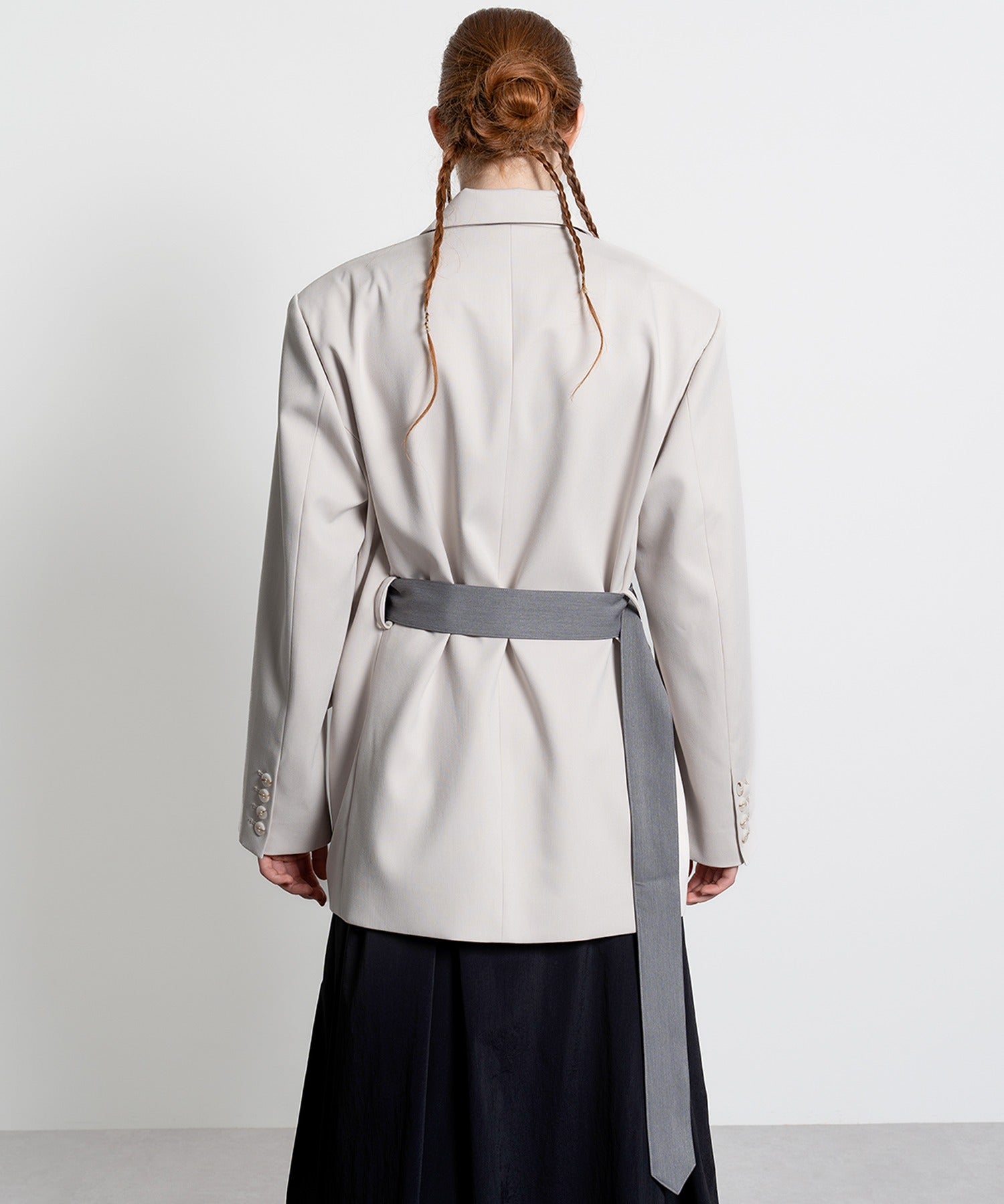 Oversized Jacket with Belt