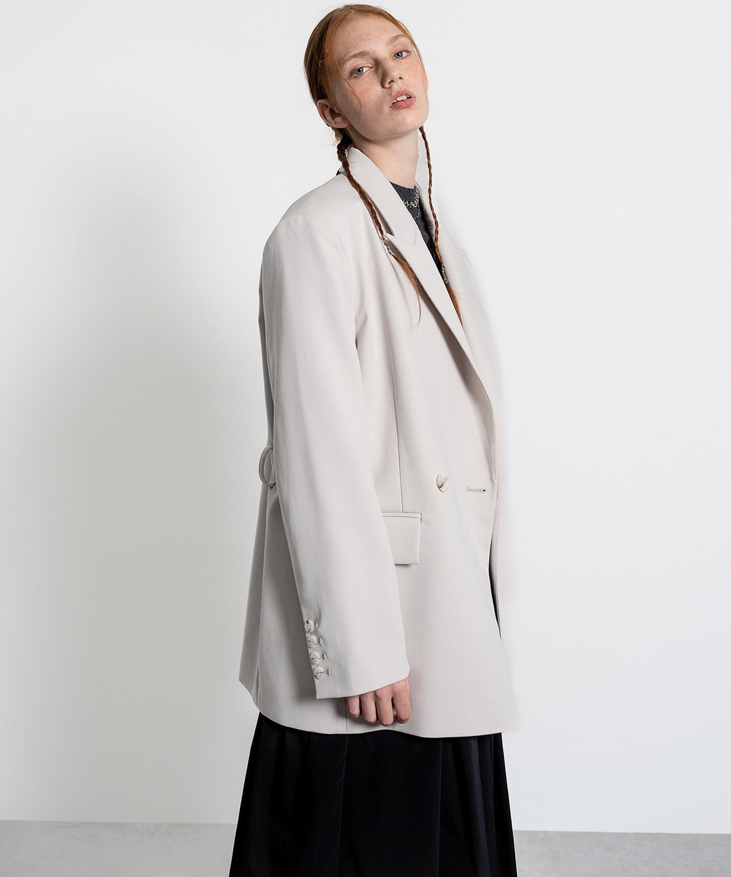 Oversized Jacket with Belt