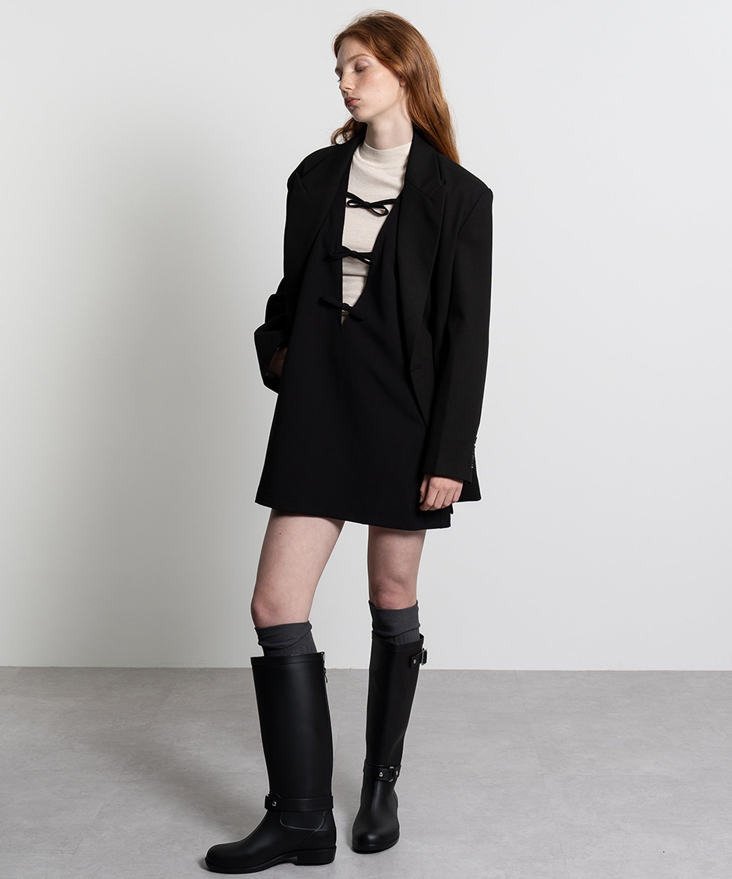 Oversized Jacket with Belt
