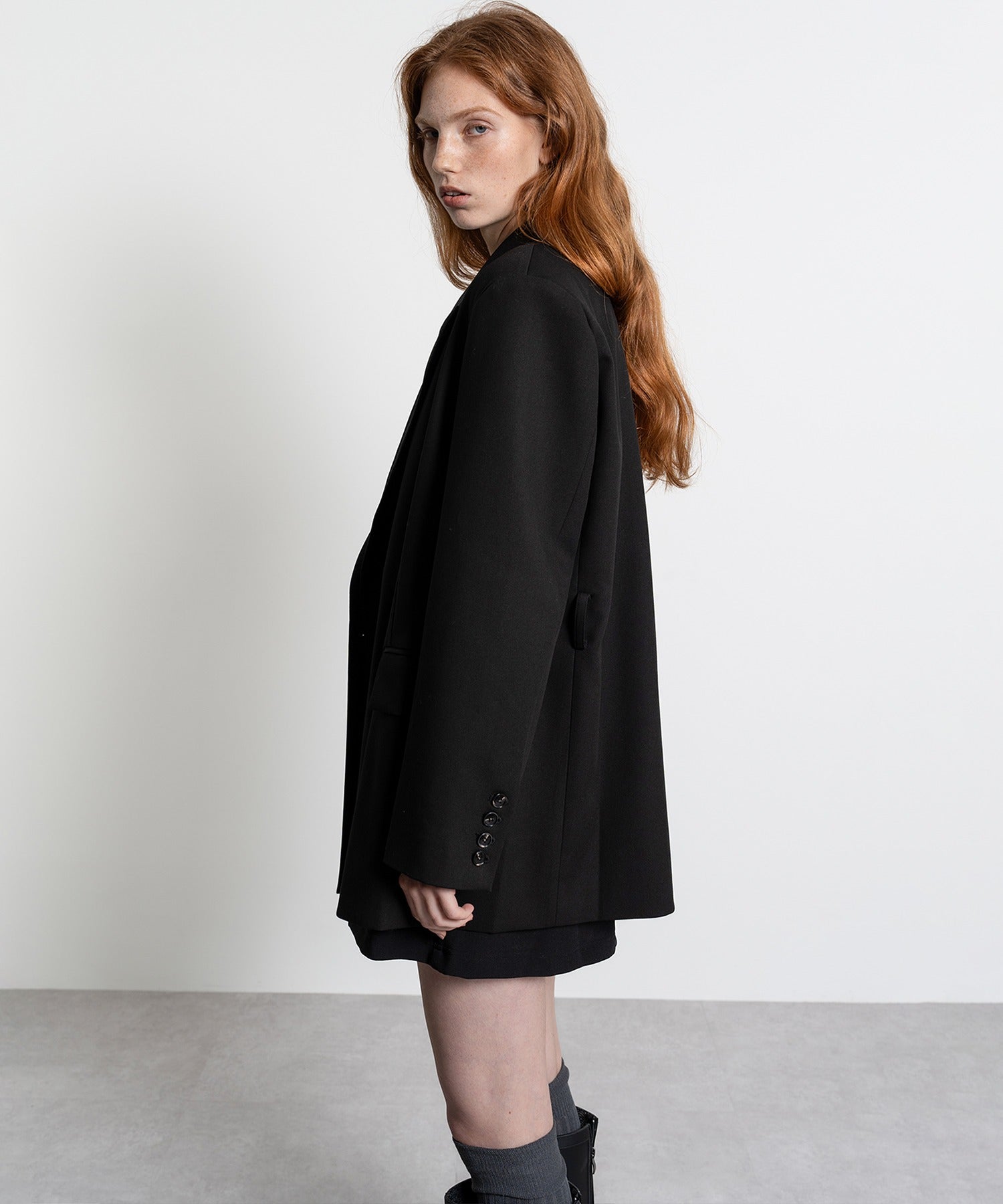 Oversized Jacket with Belt