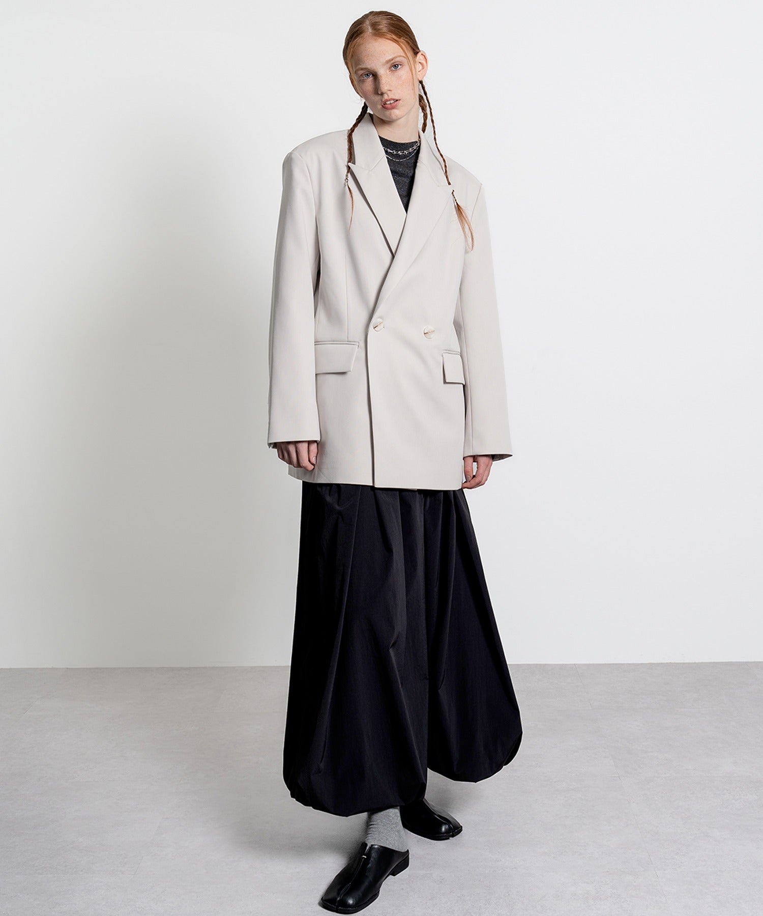 Oversized Jacket with Belt