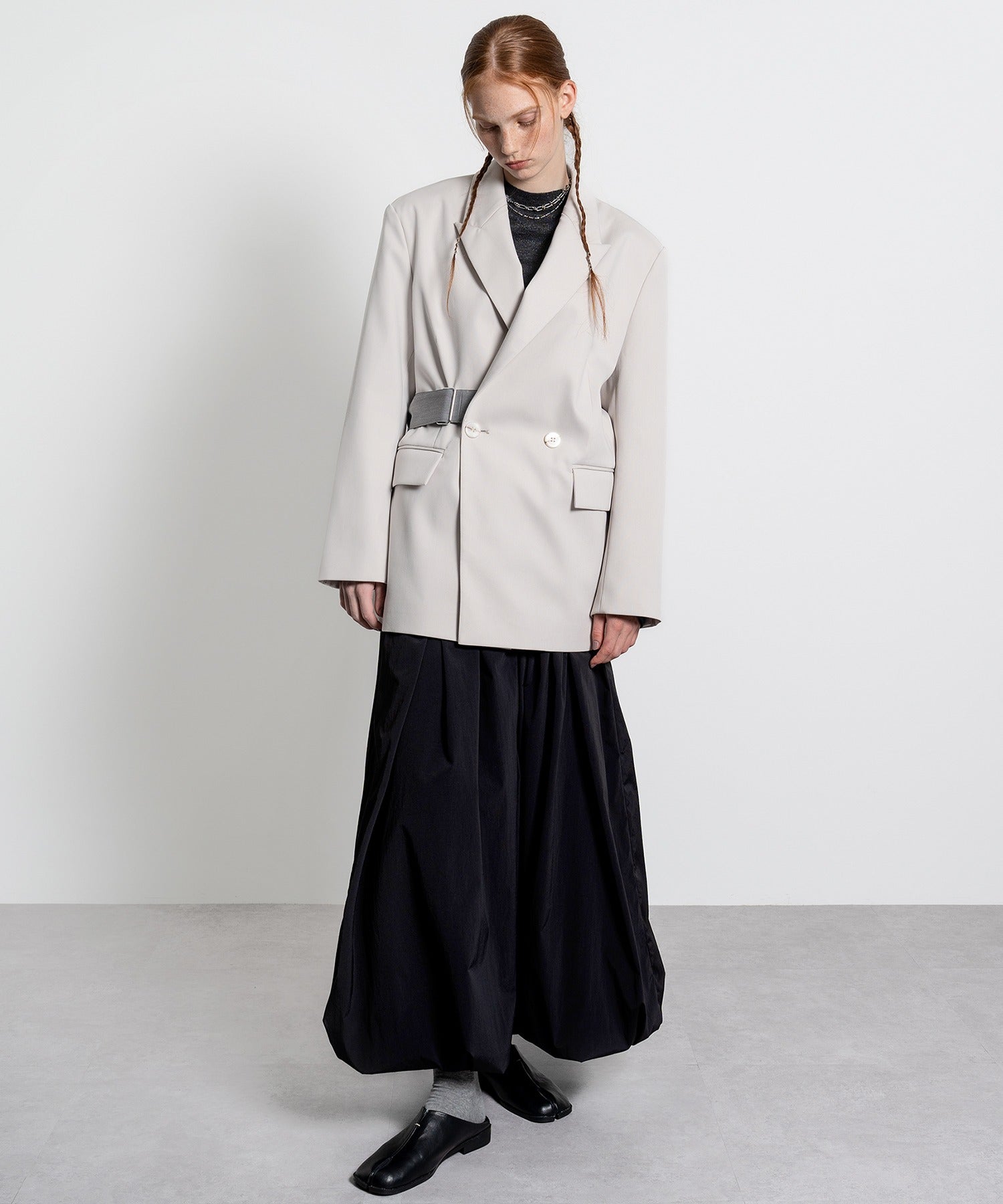 Oversized Jacket with Belt