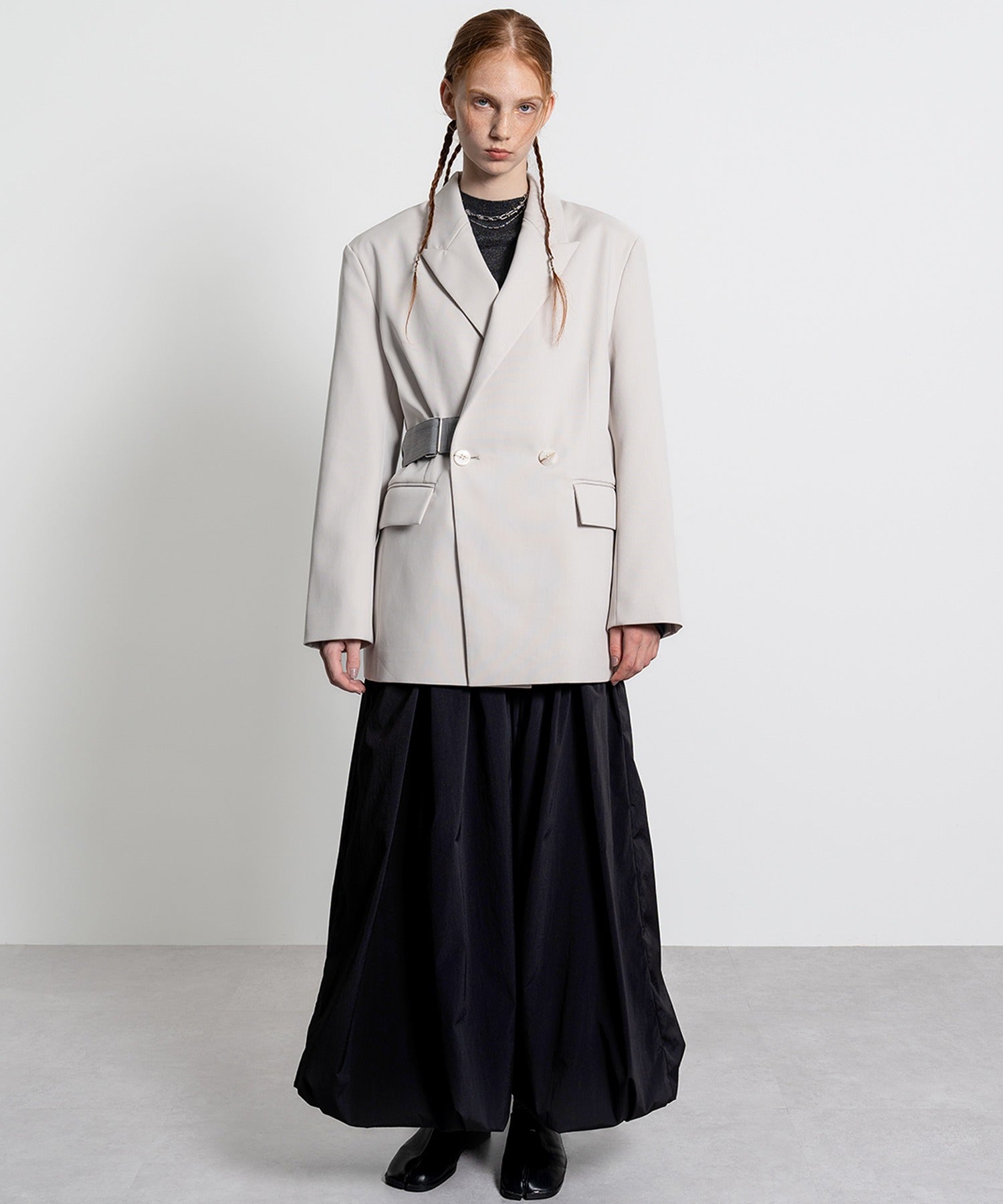 Oversized Jacket with Belt