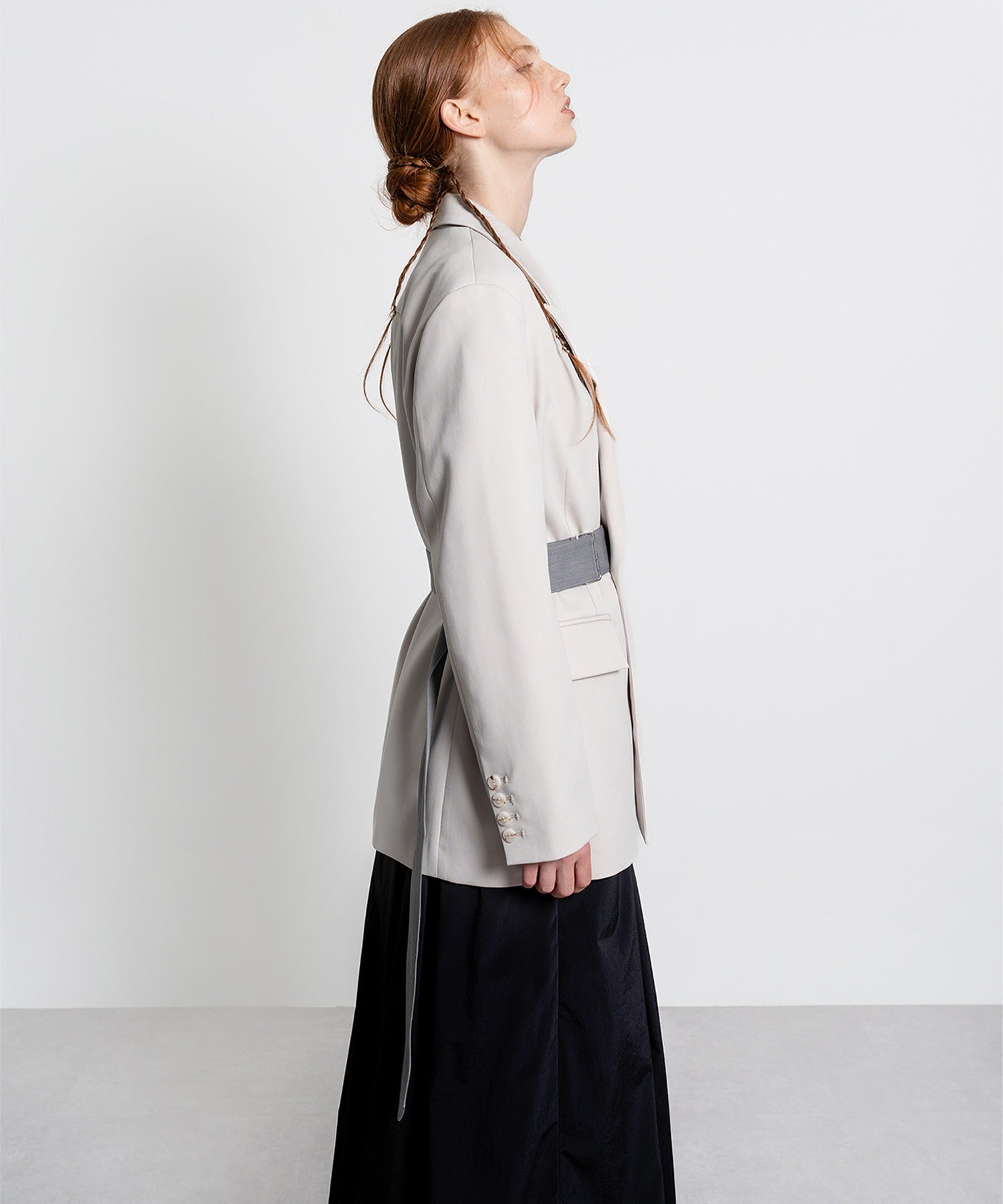 Oversized Jacket with Belt