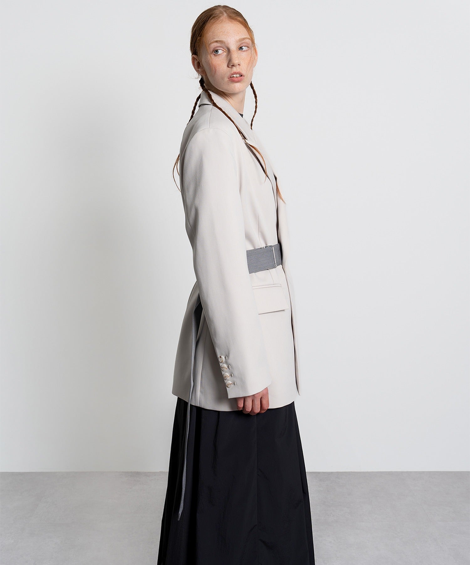 Oversized Jacket with Belt