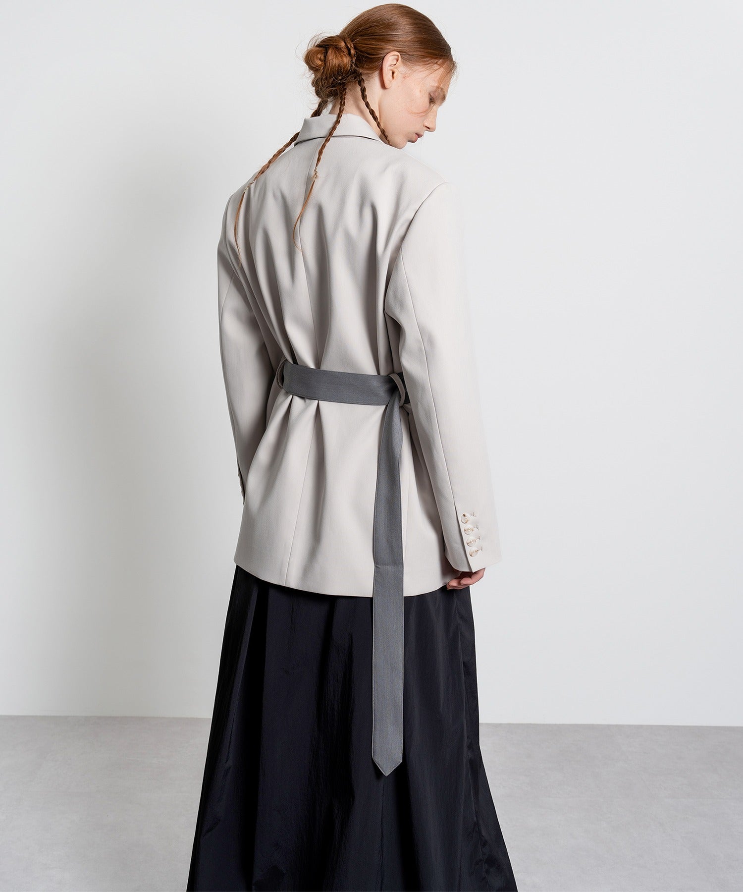 Oversized Jacket with Belt