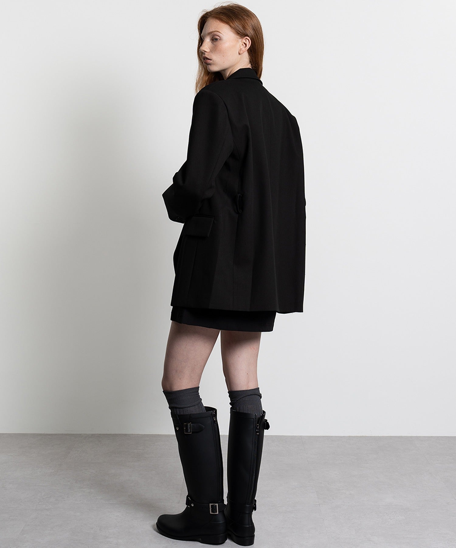 Oversized Jacket with Belt
