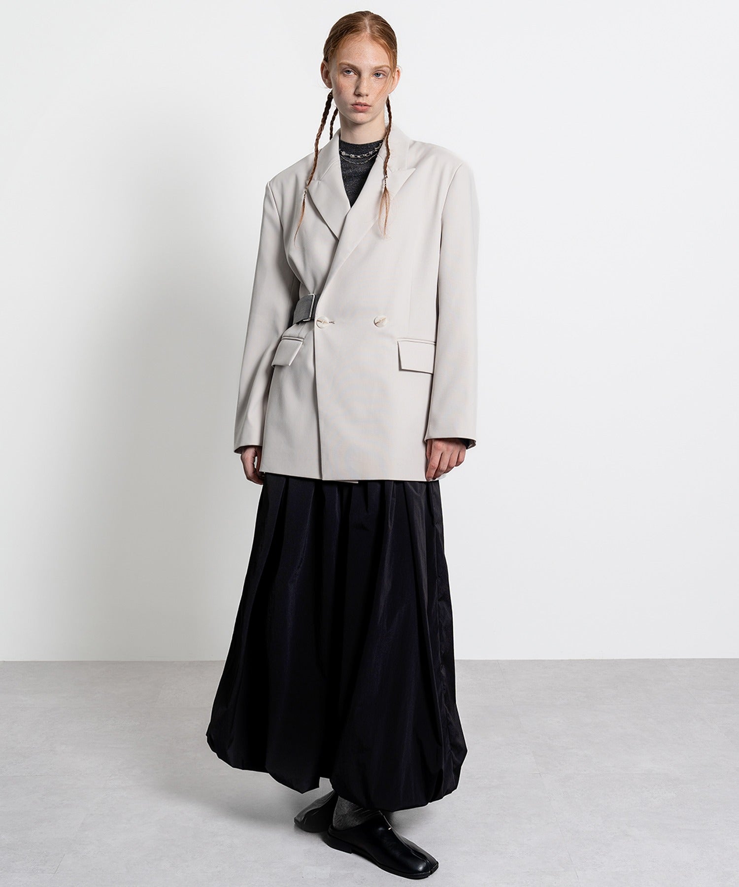Oversized Jacket with Belt