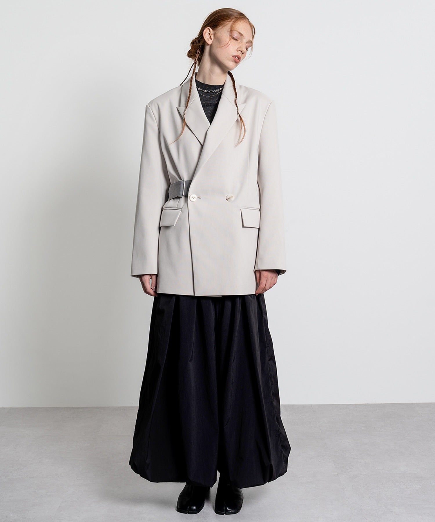 Oversized Jacket with Belt