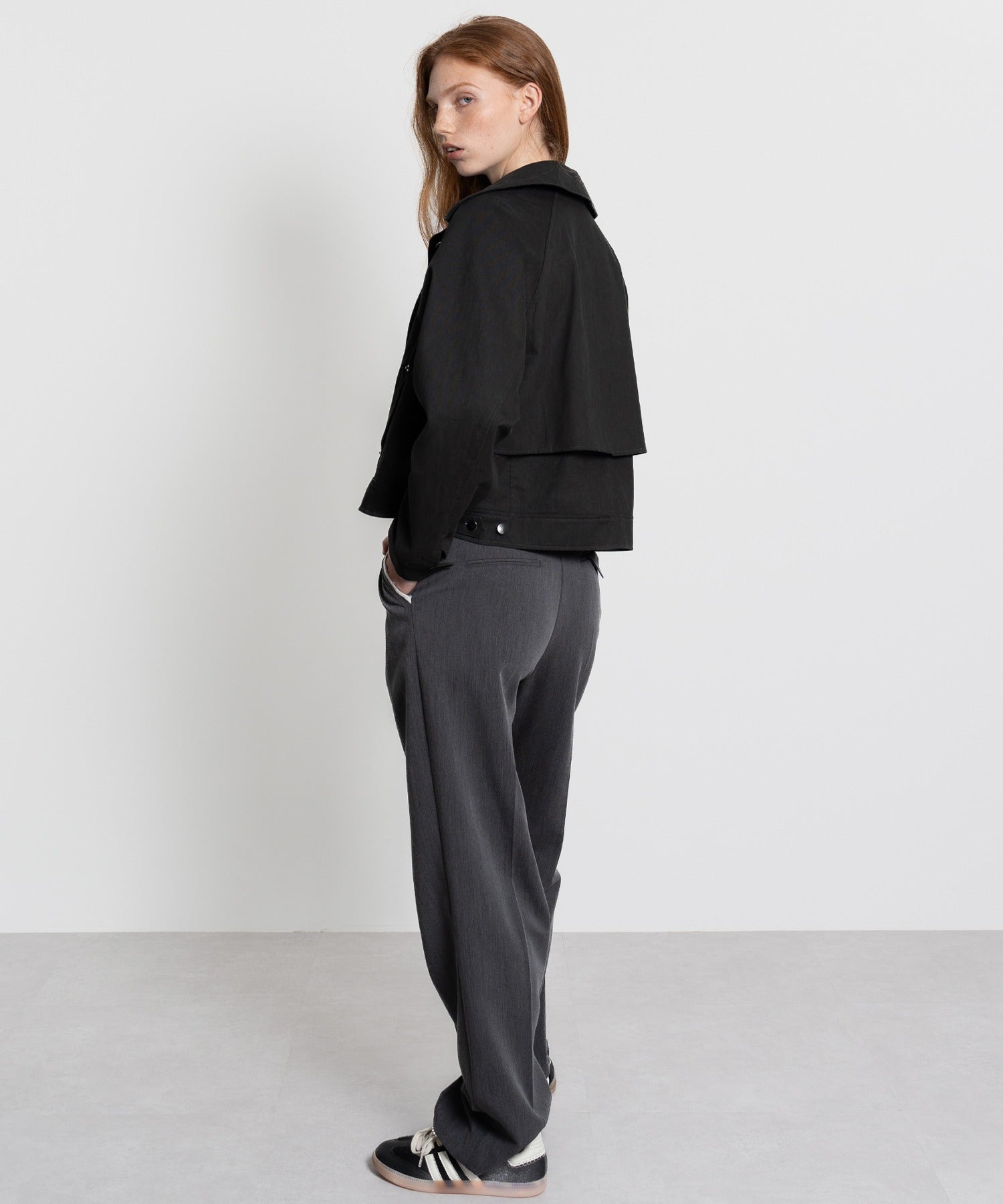 Cropped Cargo Jacket