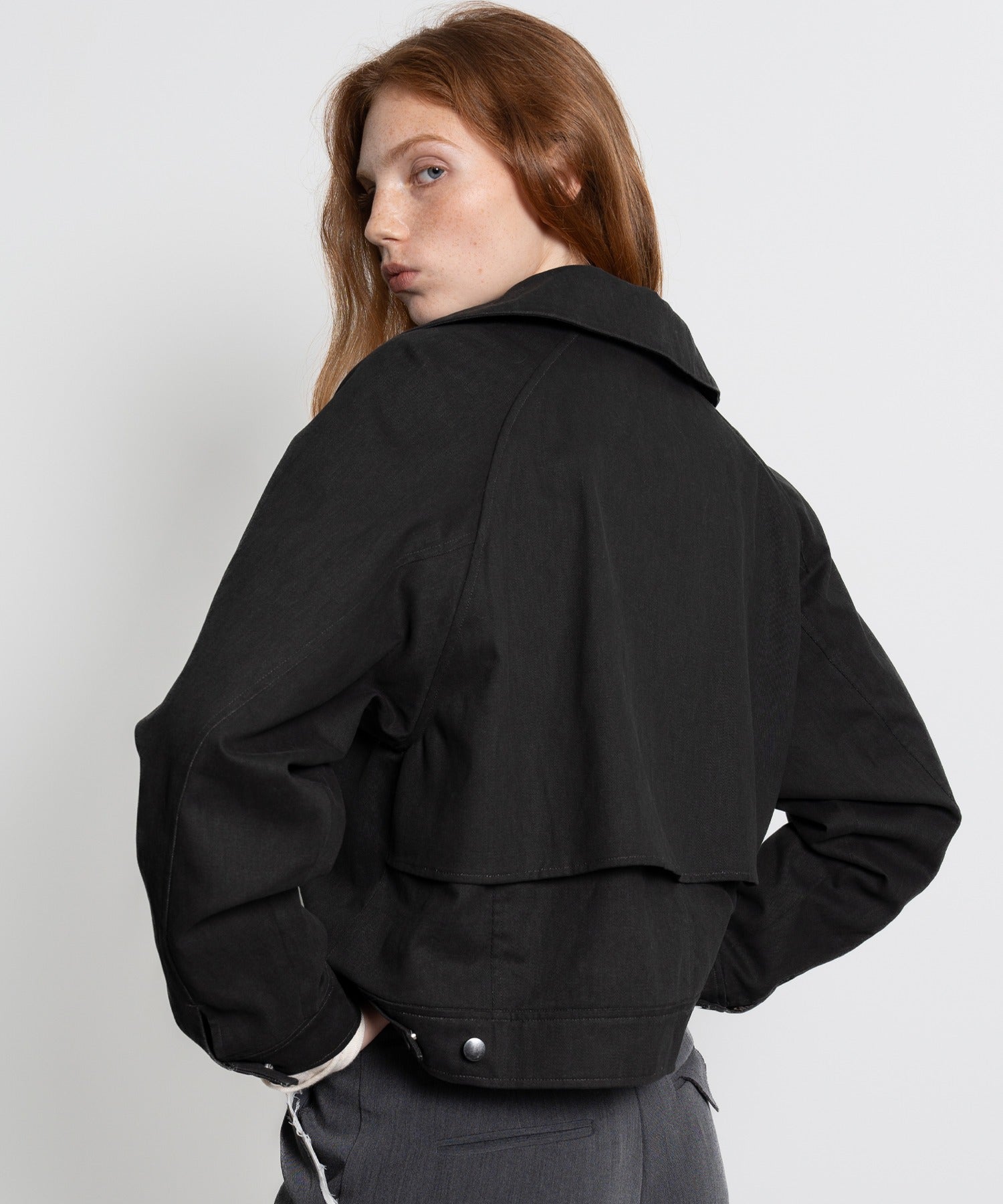 Cropped Cargo Jacket