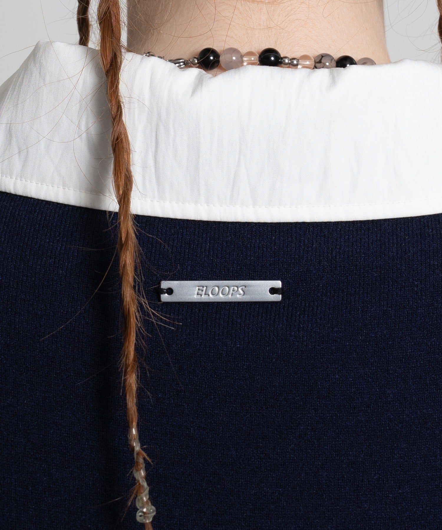 Deep V-Neck Oversized Knit