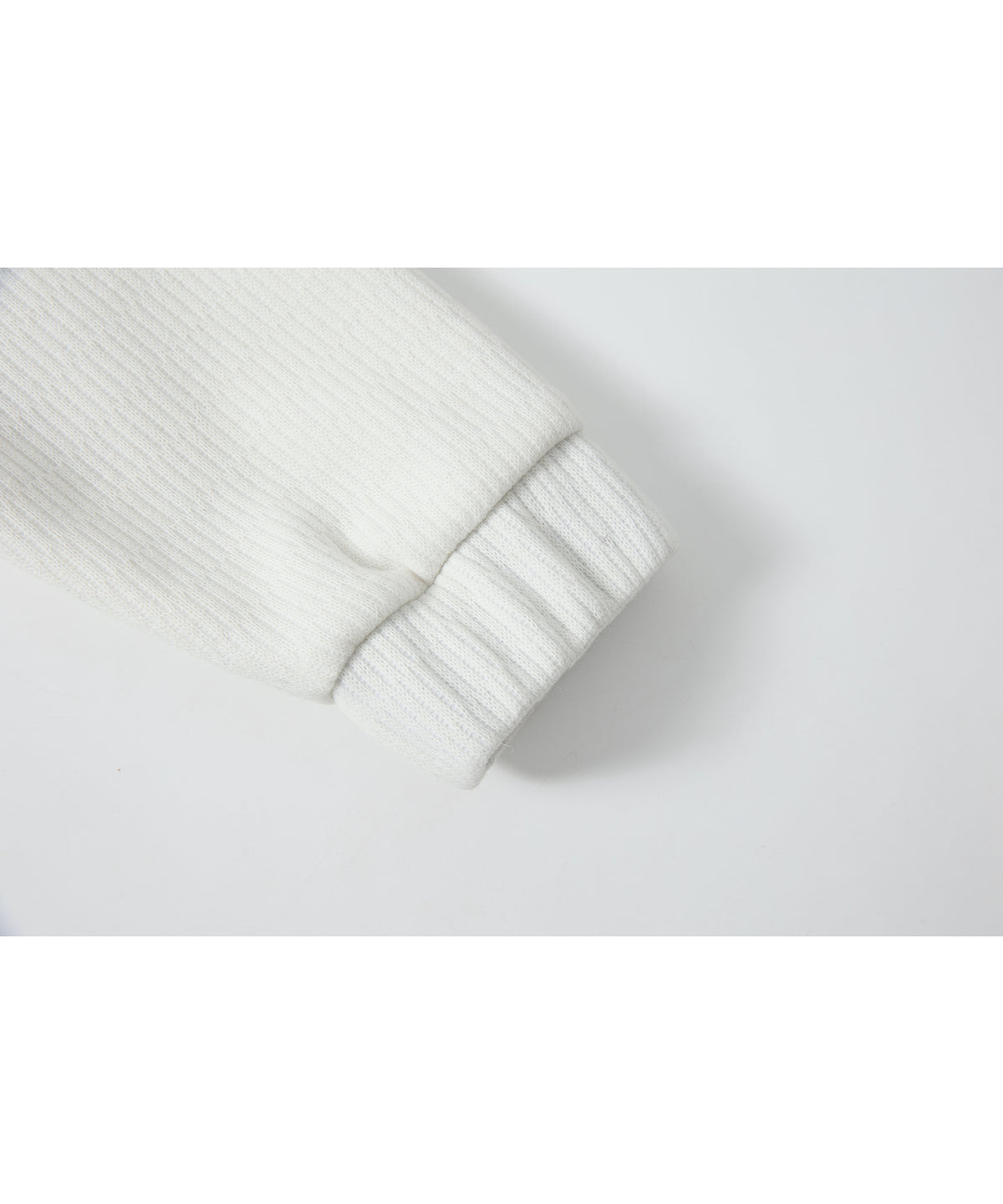 「10月下旬出荷予定」Knit Sleeve Panelled Lightweight Short Down Jacket