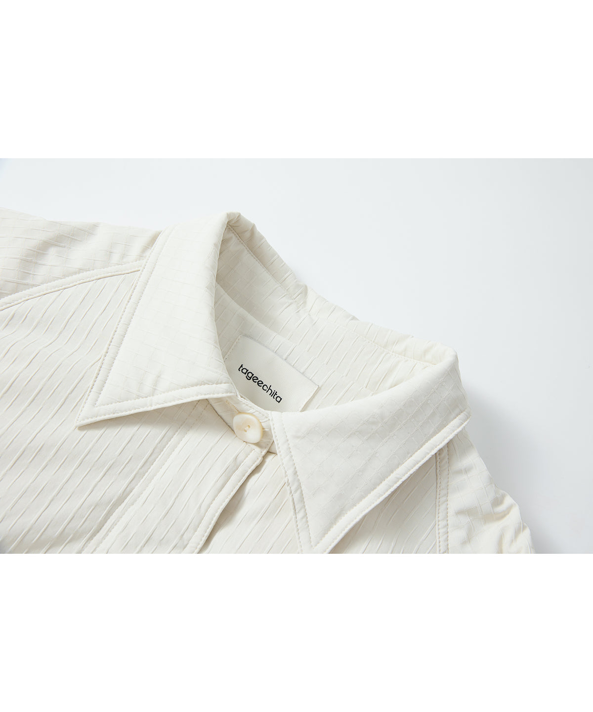 「10月下旬出荷予定」Striped Quilted Belted Long Coat