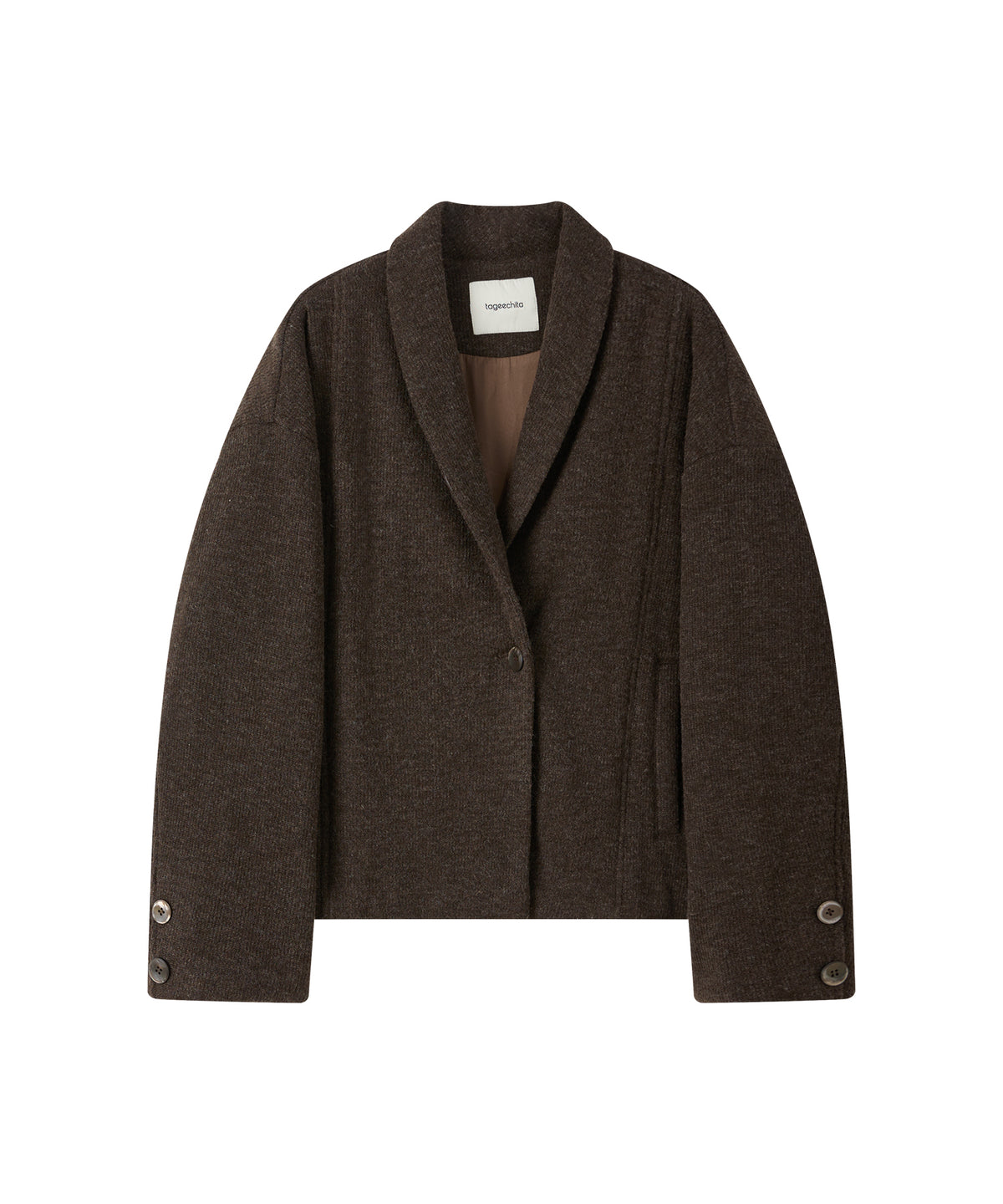 「10月下旬出荷予定」Oversized Cape Short Coat