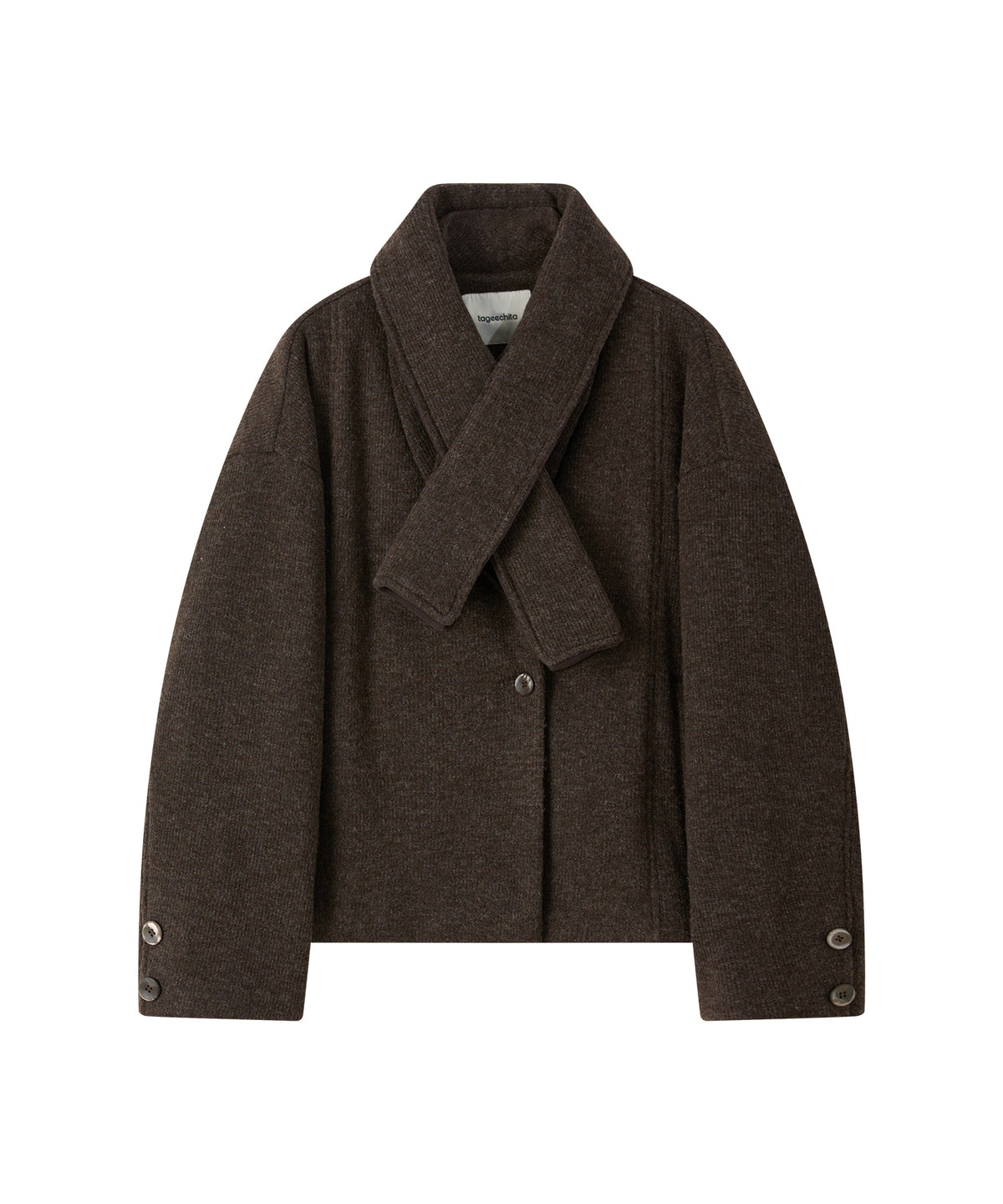 「10月下旬出荷予定」Oversized Cape Short Coat