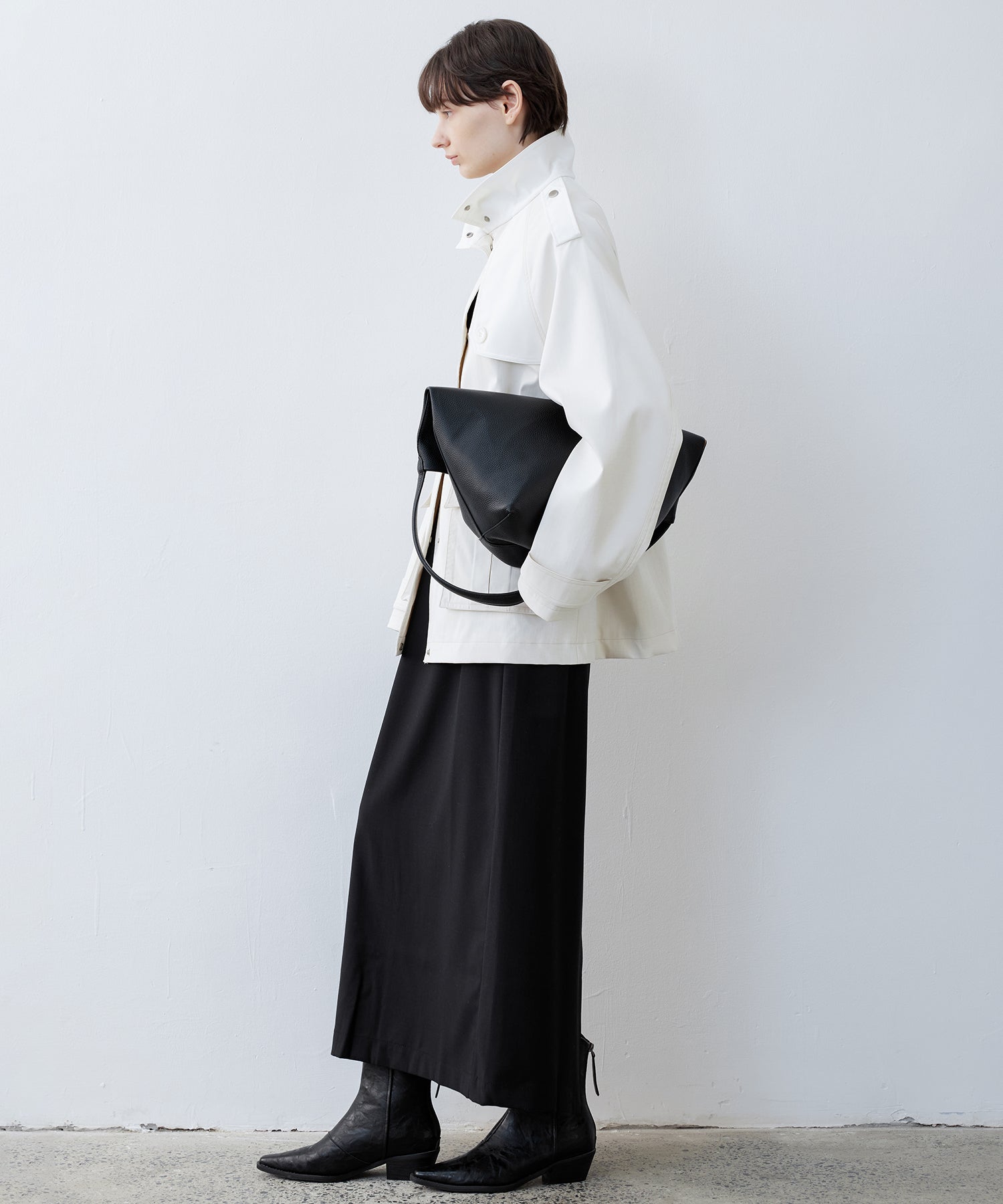 Stand Collar Utility Jacket