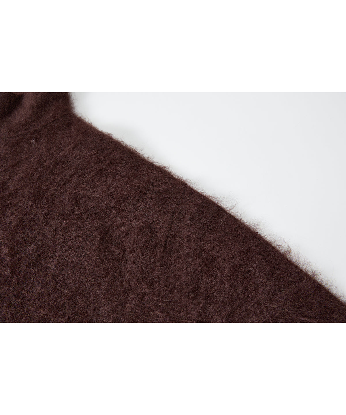 「10月下旬出荷予定」Brushed Cashmere-Blend Half Sleeve Knit Top