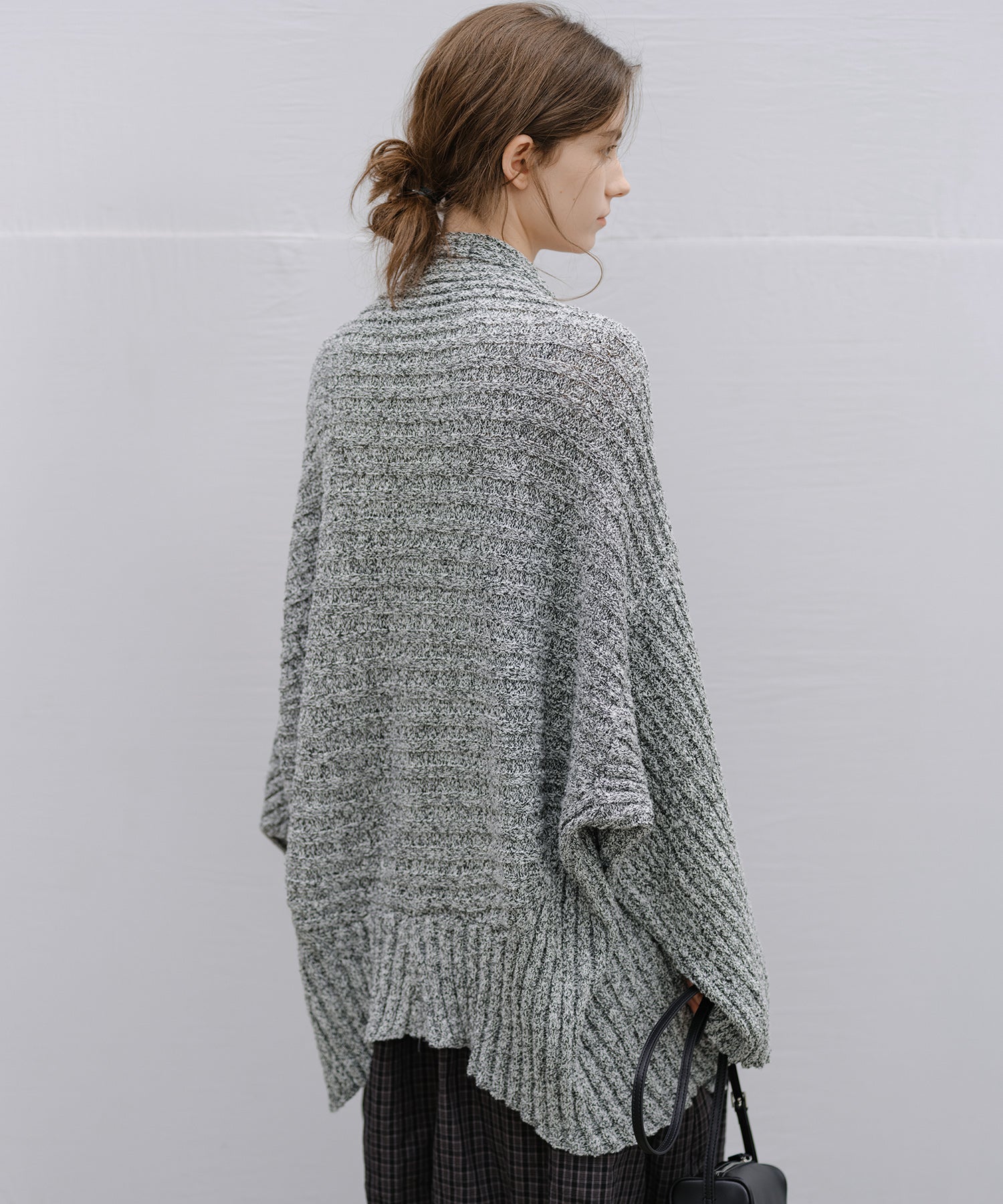 “Shipping from late February to early March” Chunky Draped Knit Cardigan