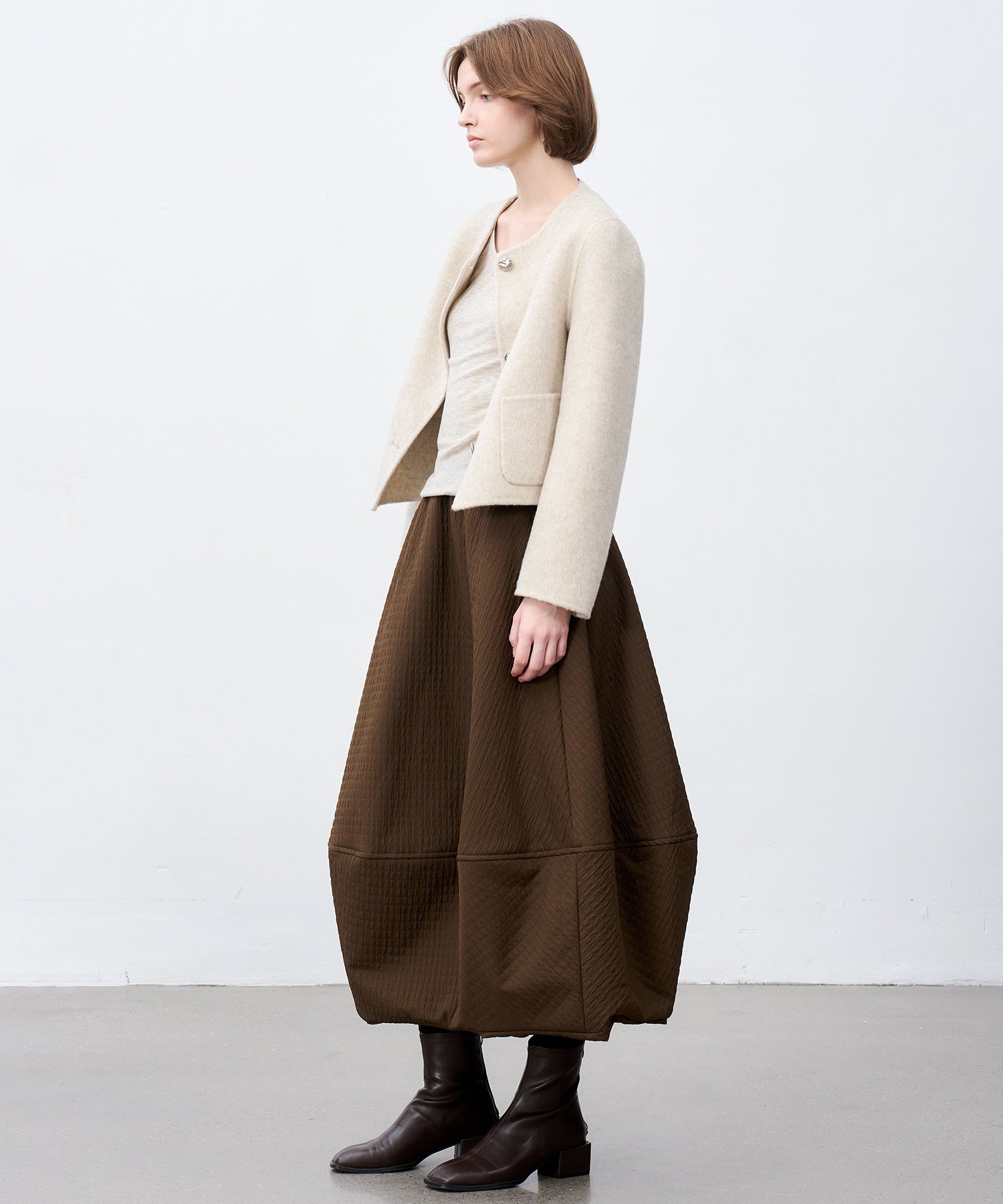 Classic Wool Handmade Short Coat
