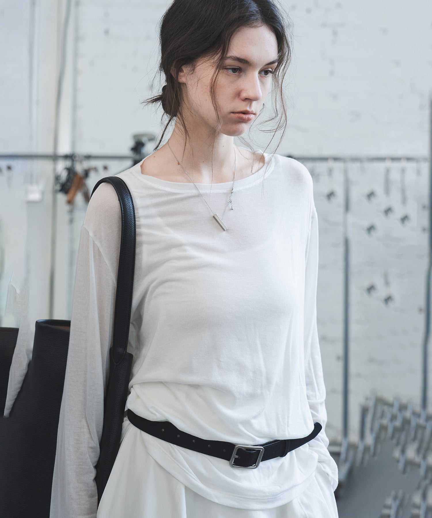 Sheer Loose-Fit Long Sleeve Tee – Lightweight Layering Top