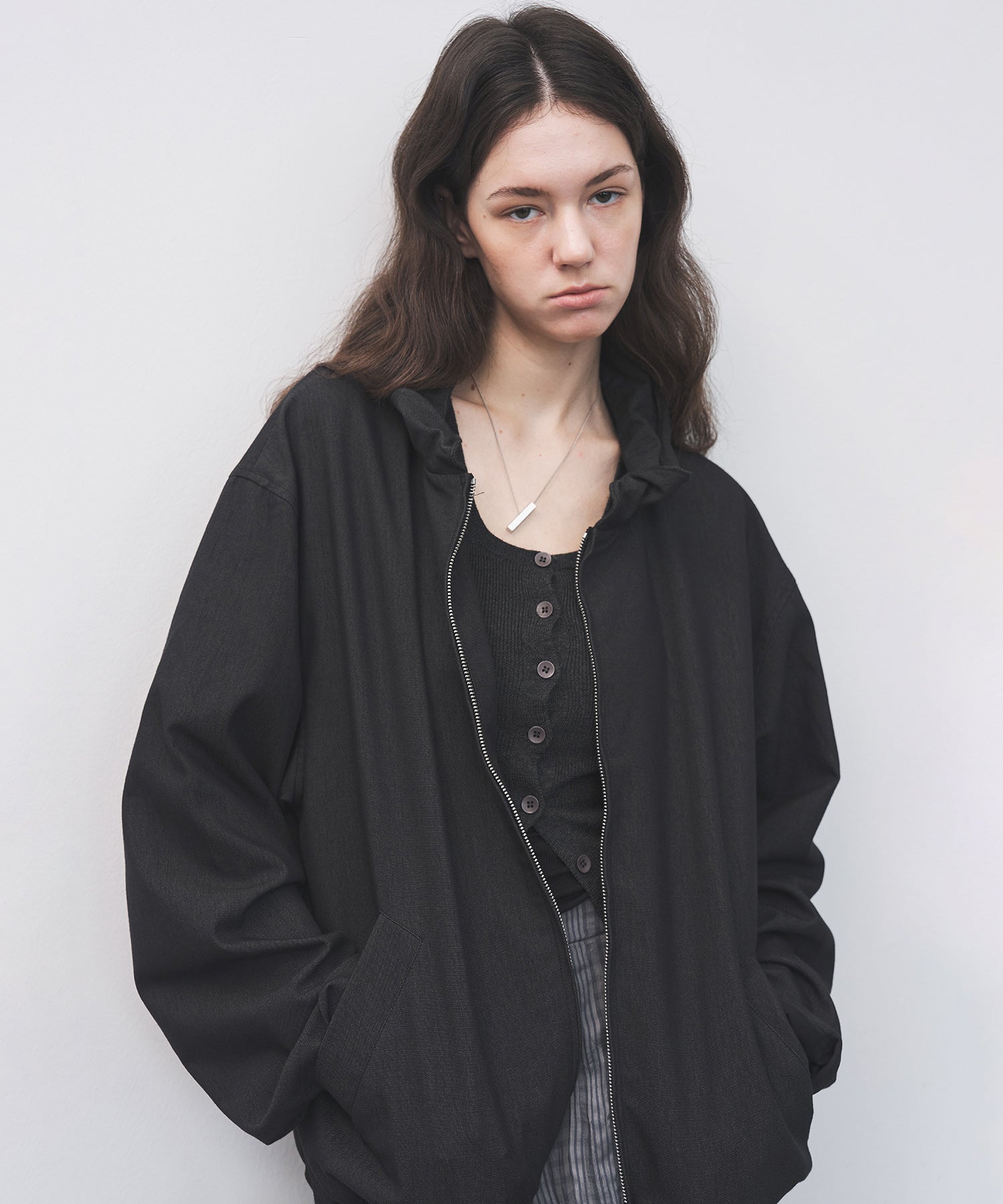 Frill-Collar Short Jacket