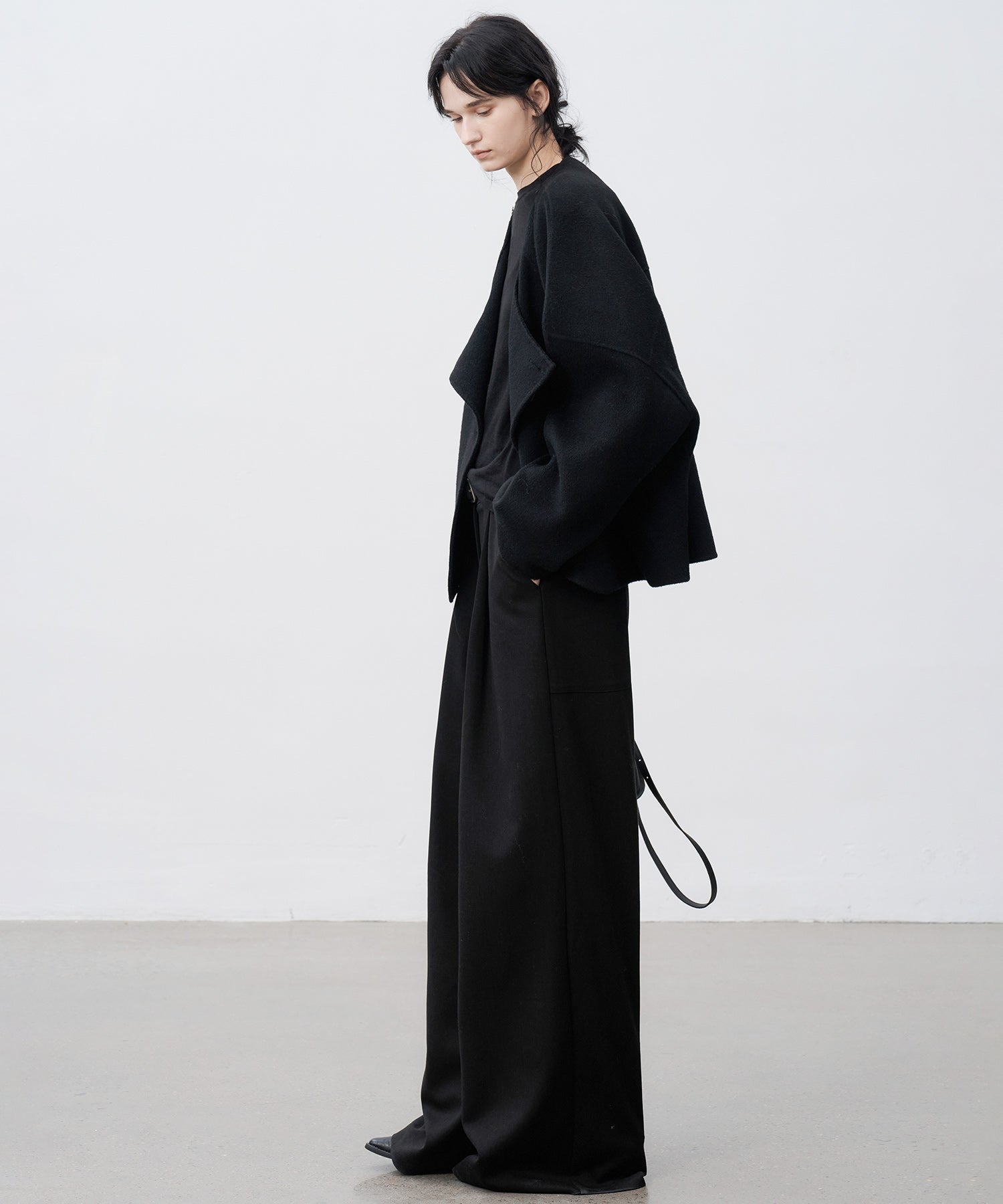 Straight Wide-Leg Trousers