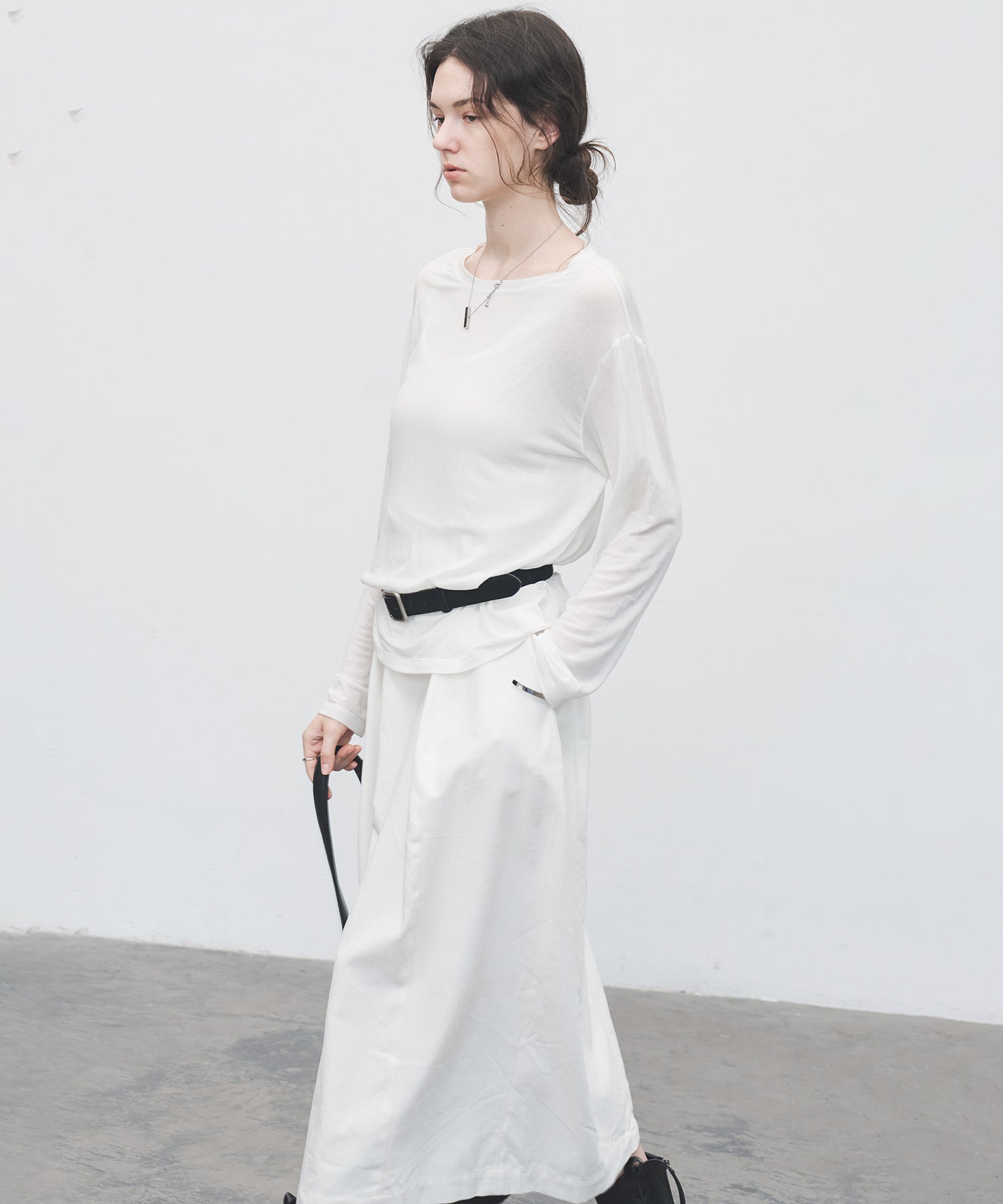 High-Waist Cocoon Balloon Skirt