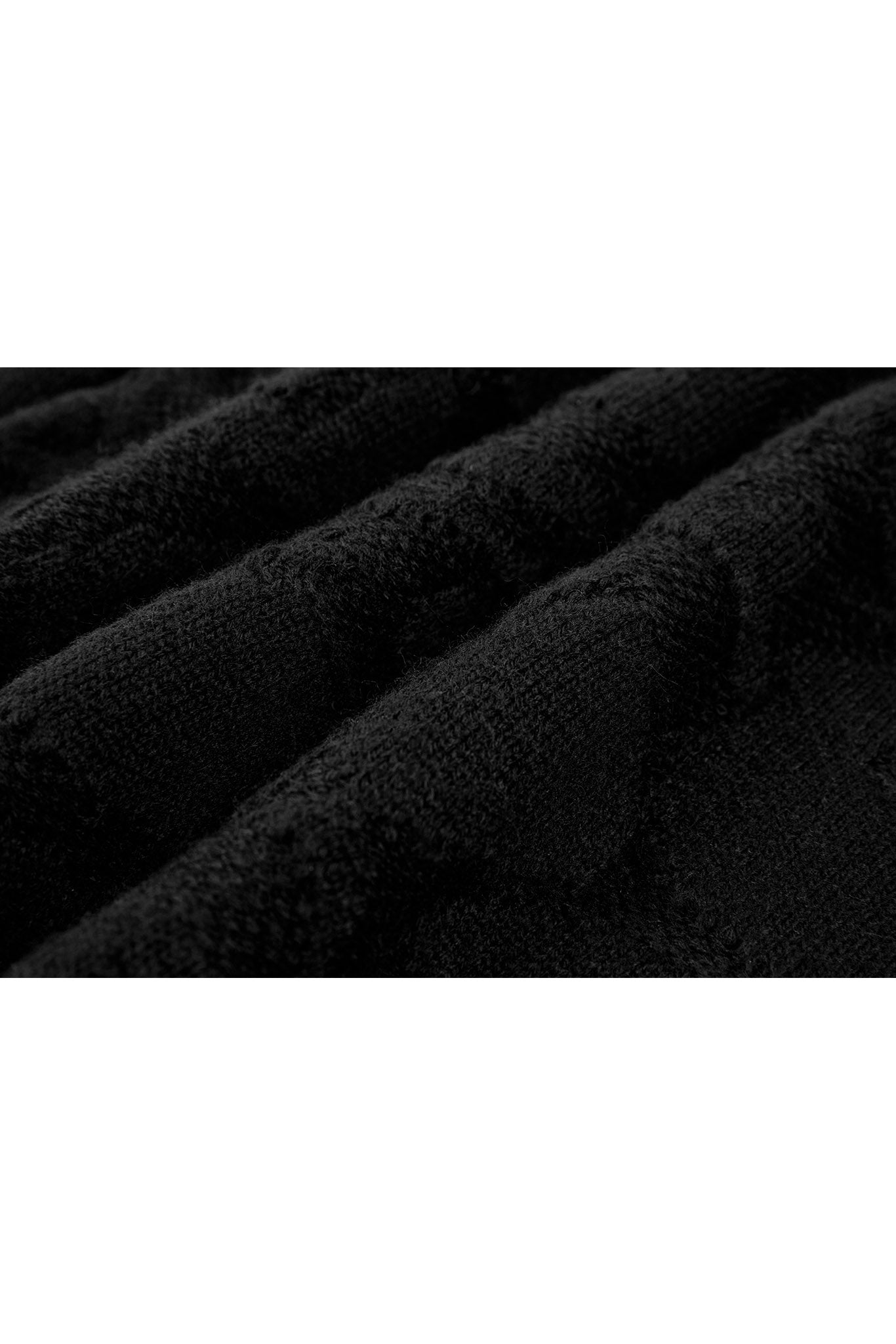 High Neck Jacquard Design Knit