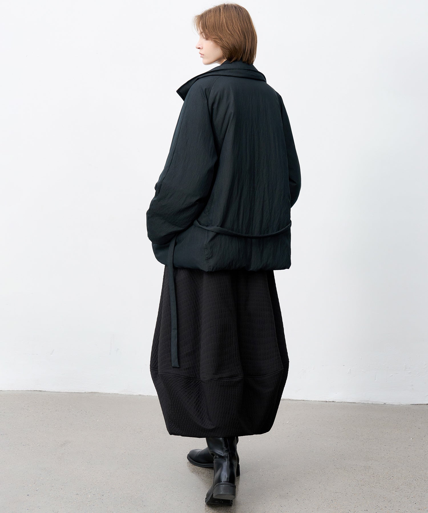 Lapel Short Down Coat