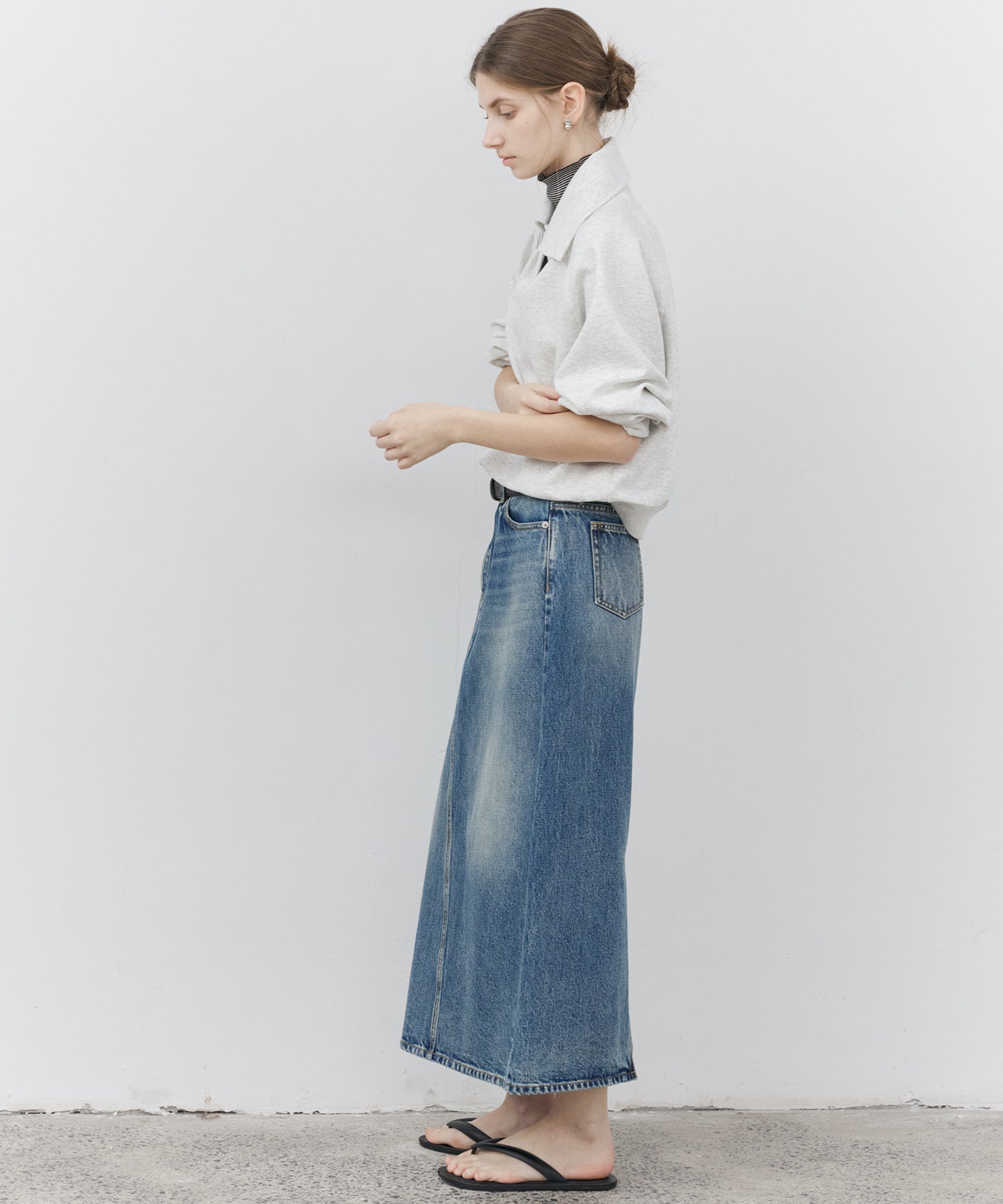 Polo Collar Skipper Sweatshirt