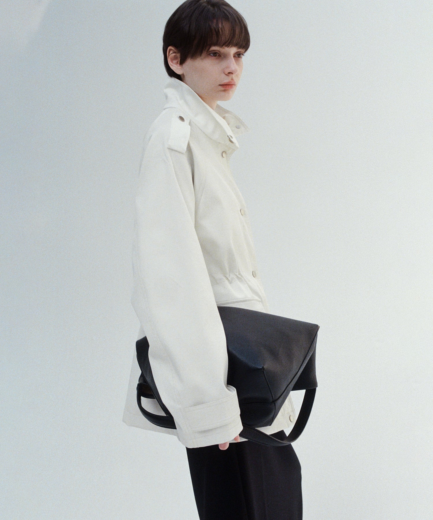 Stand Collar Utility Jacket