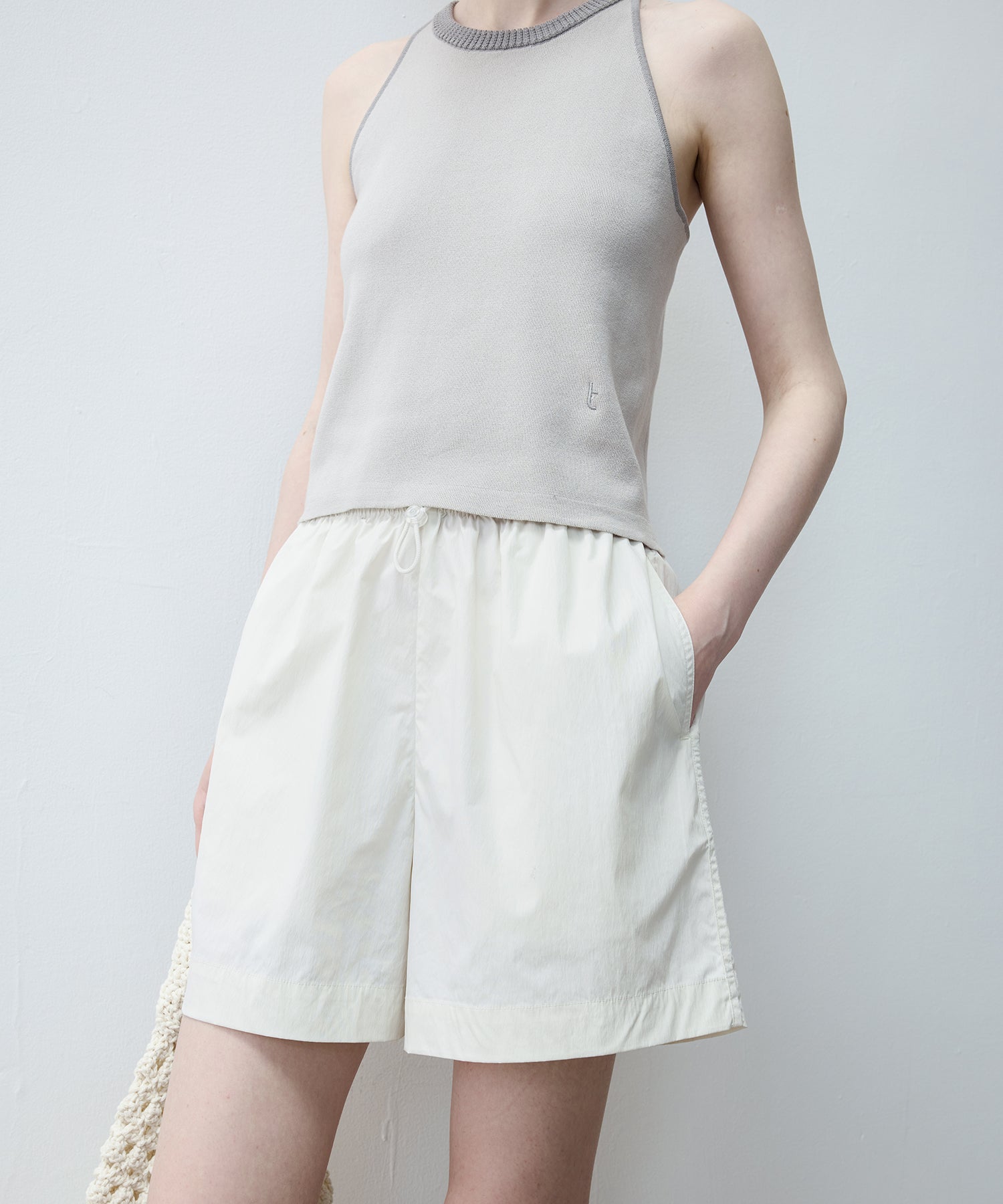 UV Protection Drawstring Minimal Shorts